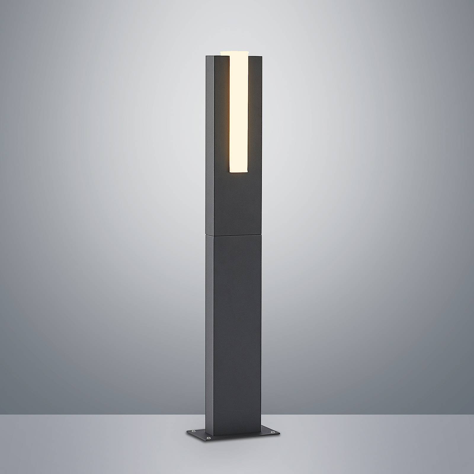 Lucande LED LED-utomhuslampa 'Virgalia ' aus aluminium / grå zink-4