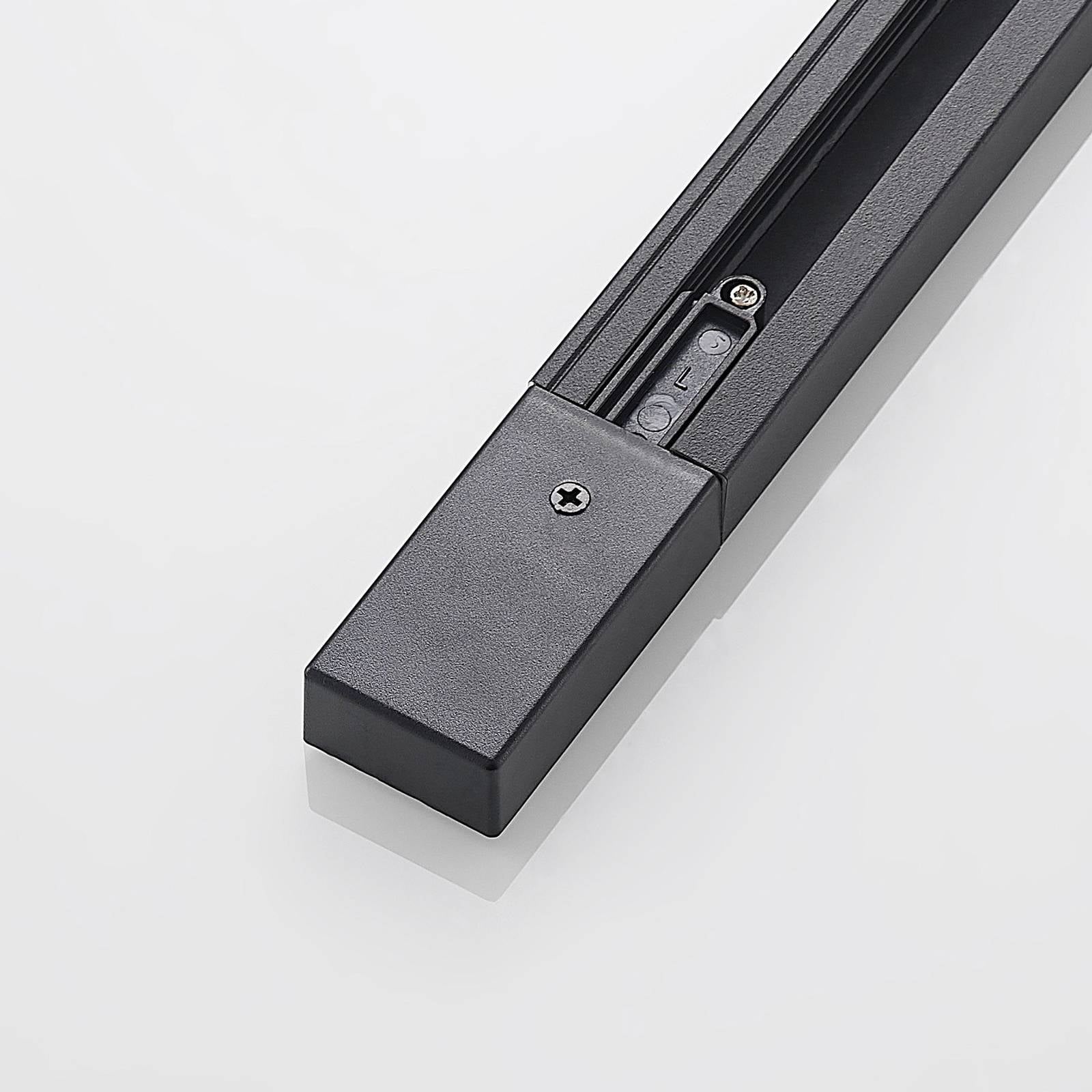 Lindby Stromschienenleuchte 'Linaro' in schwarz aus Kunststoff-4