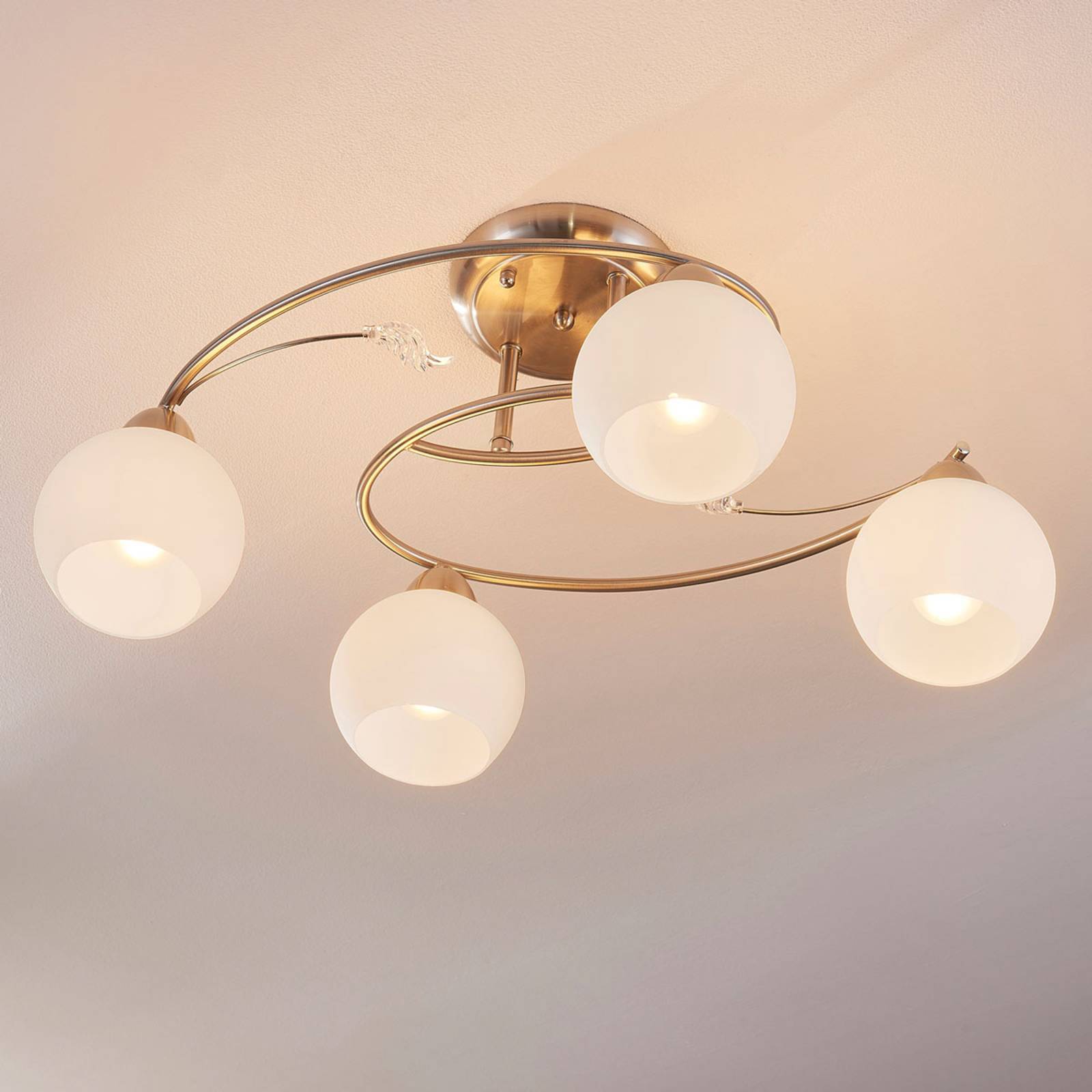 Lindby Taklampa 'Svean' aus glas-2
