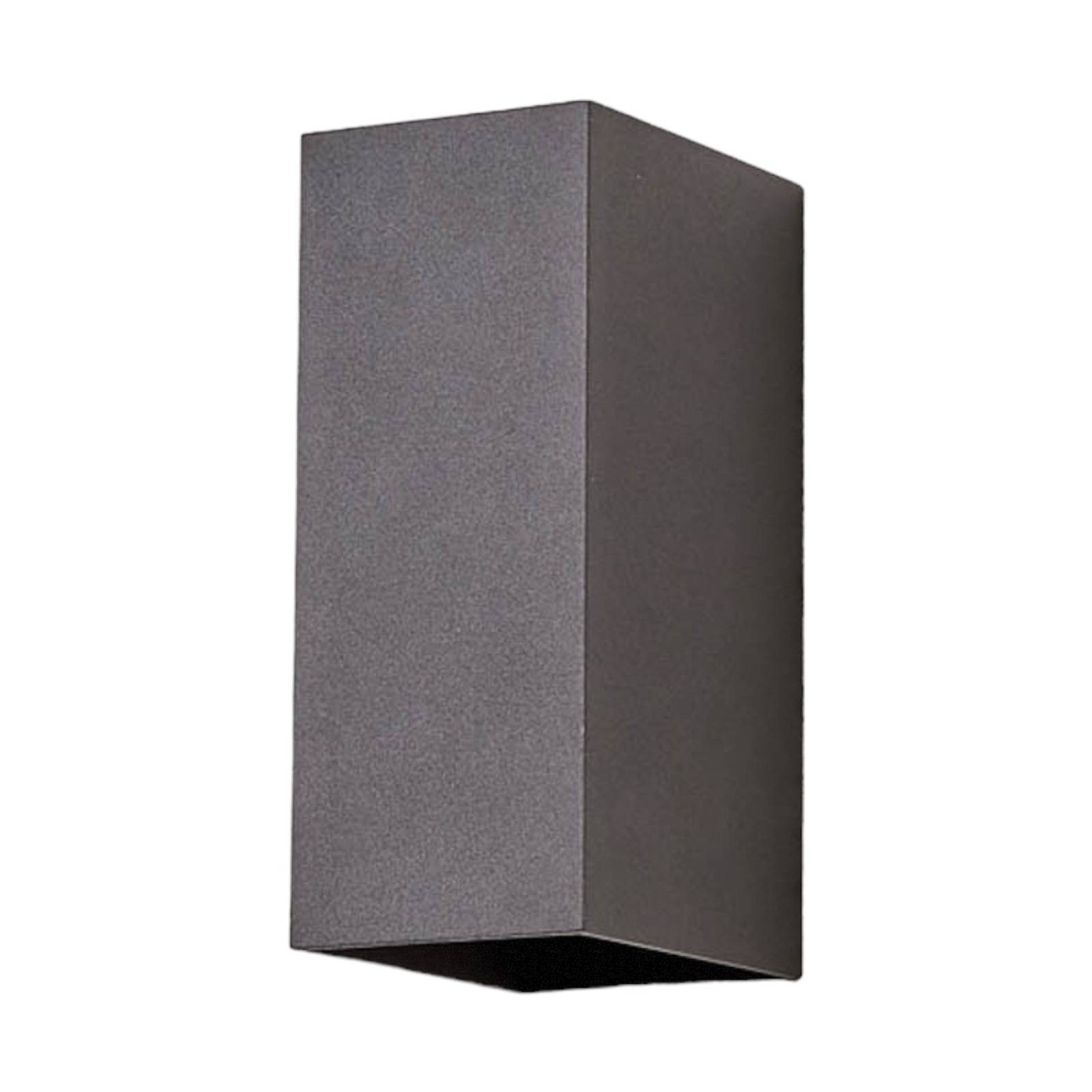 Lucande LED Wandleuchte außen 'Mikka' in schwarz aus Aluminium-0