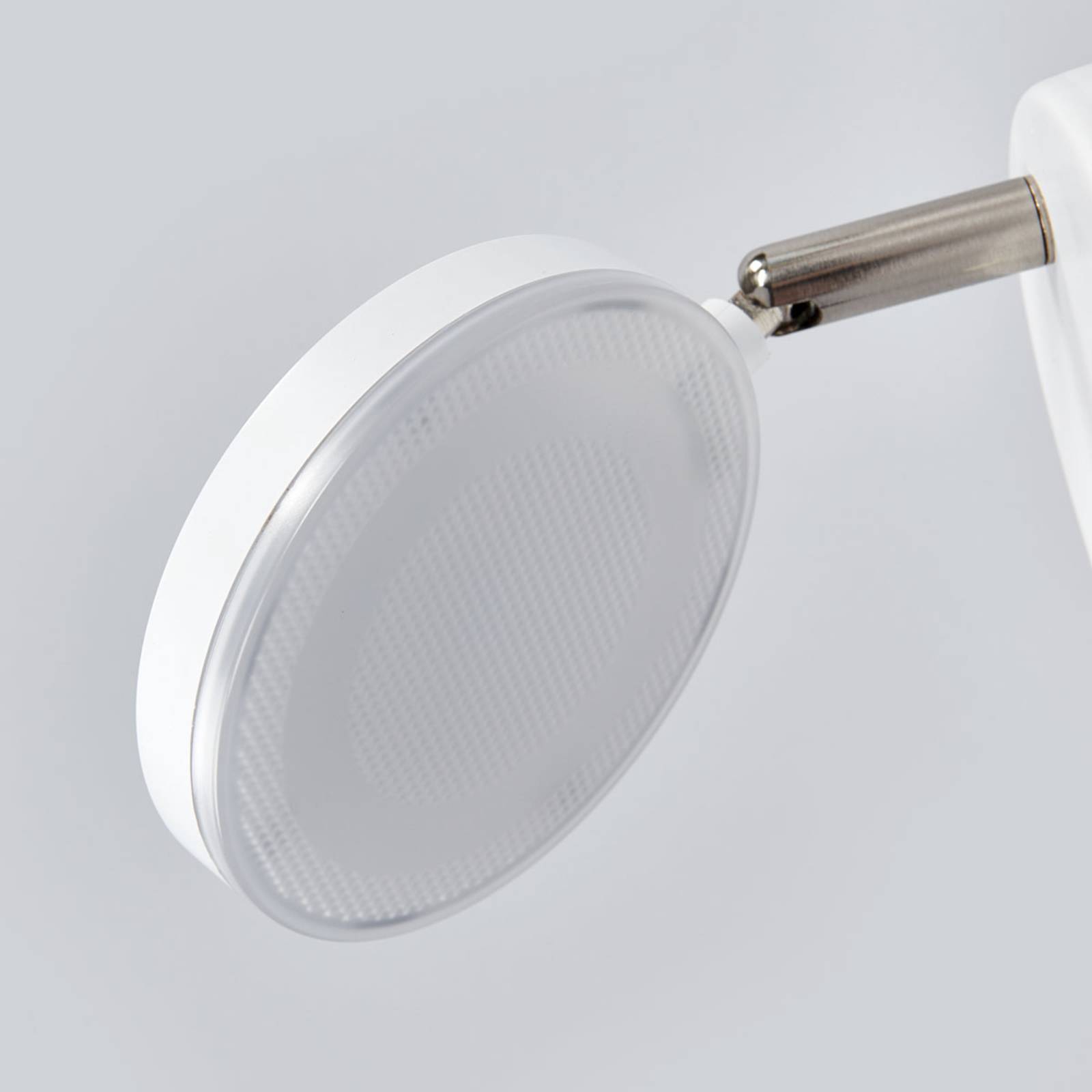 Lindby LED Wandleuchte Innen 'Milow' in weiß aus Kunststoff-4