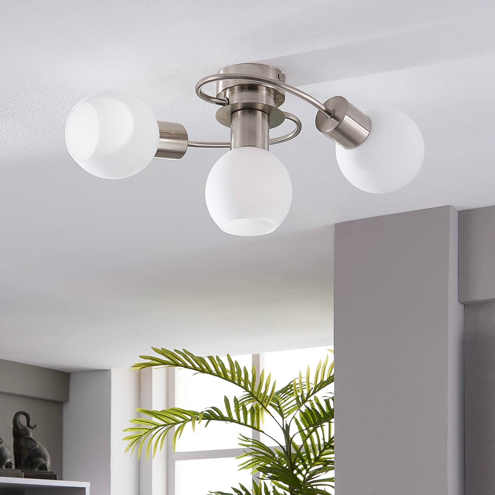 Lindby Taklampa 'Ciala' aus glas-1