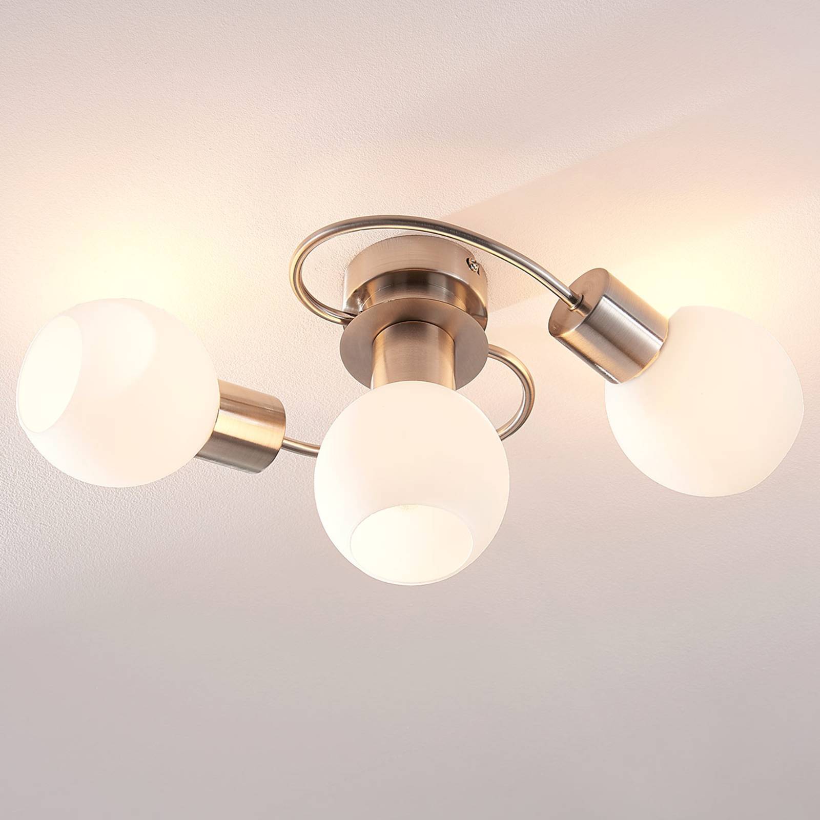 Lindby Taklampa 'Ciala' aus glas-2