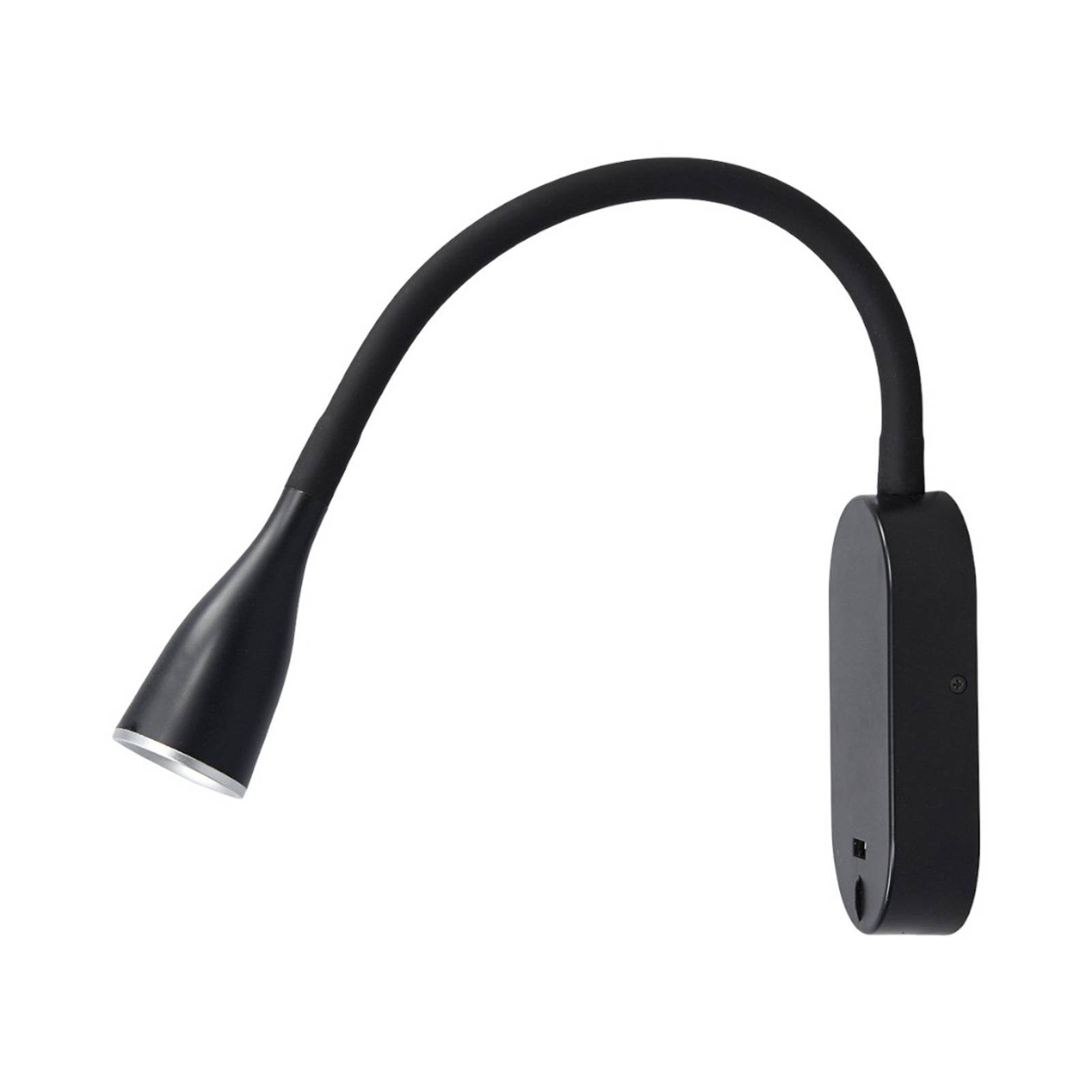 Lindby LED Wandleuchte Innen 'Enna' in schwarz aus Kunststoff-0