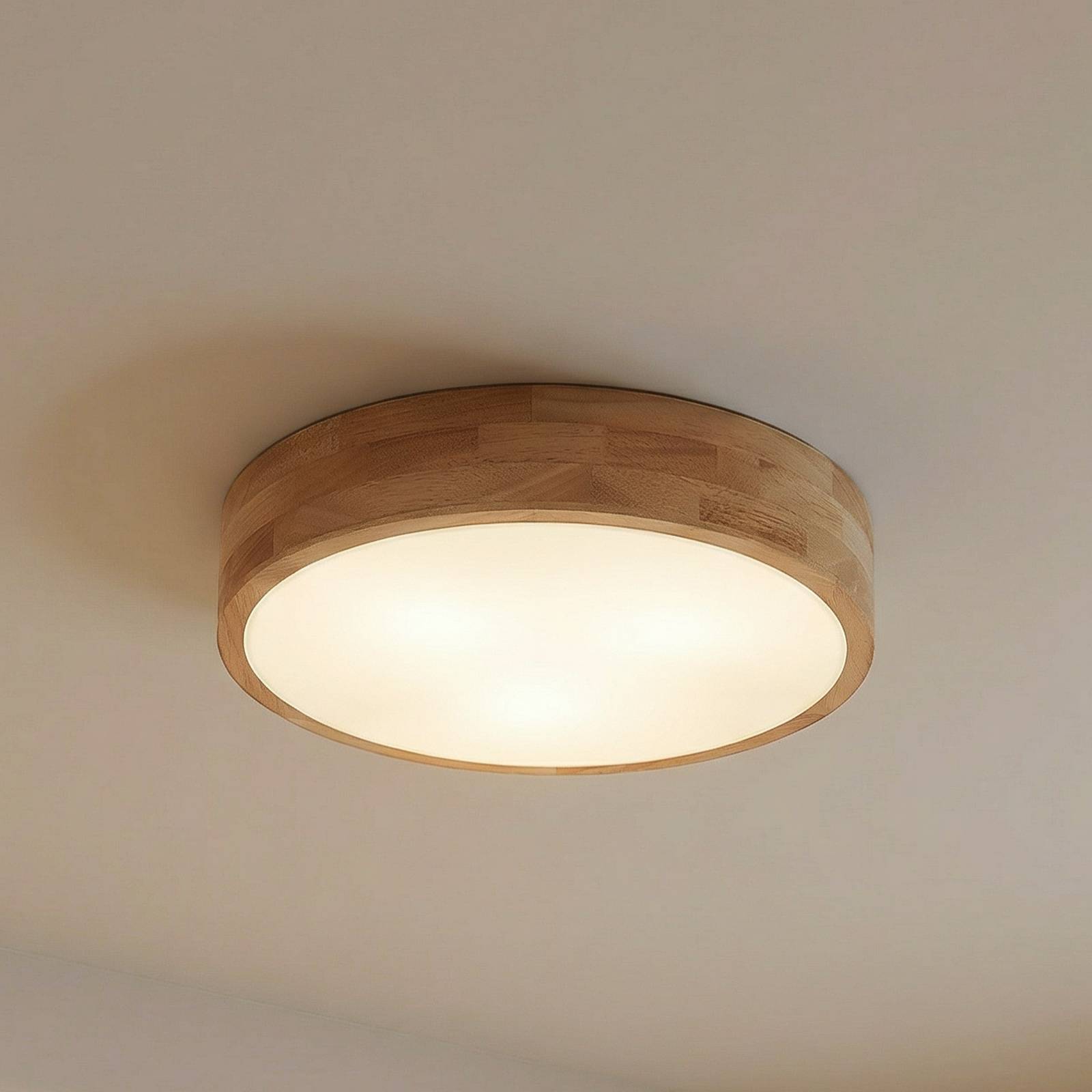 Lindby Deckenlampe 'Tanju' aus Holz-1