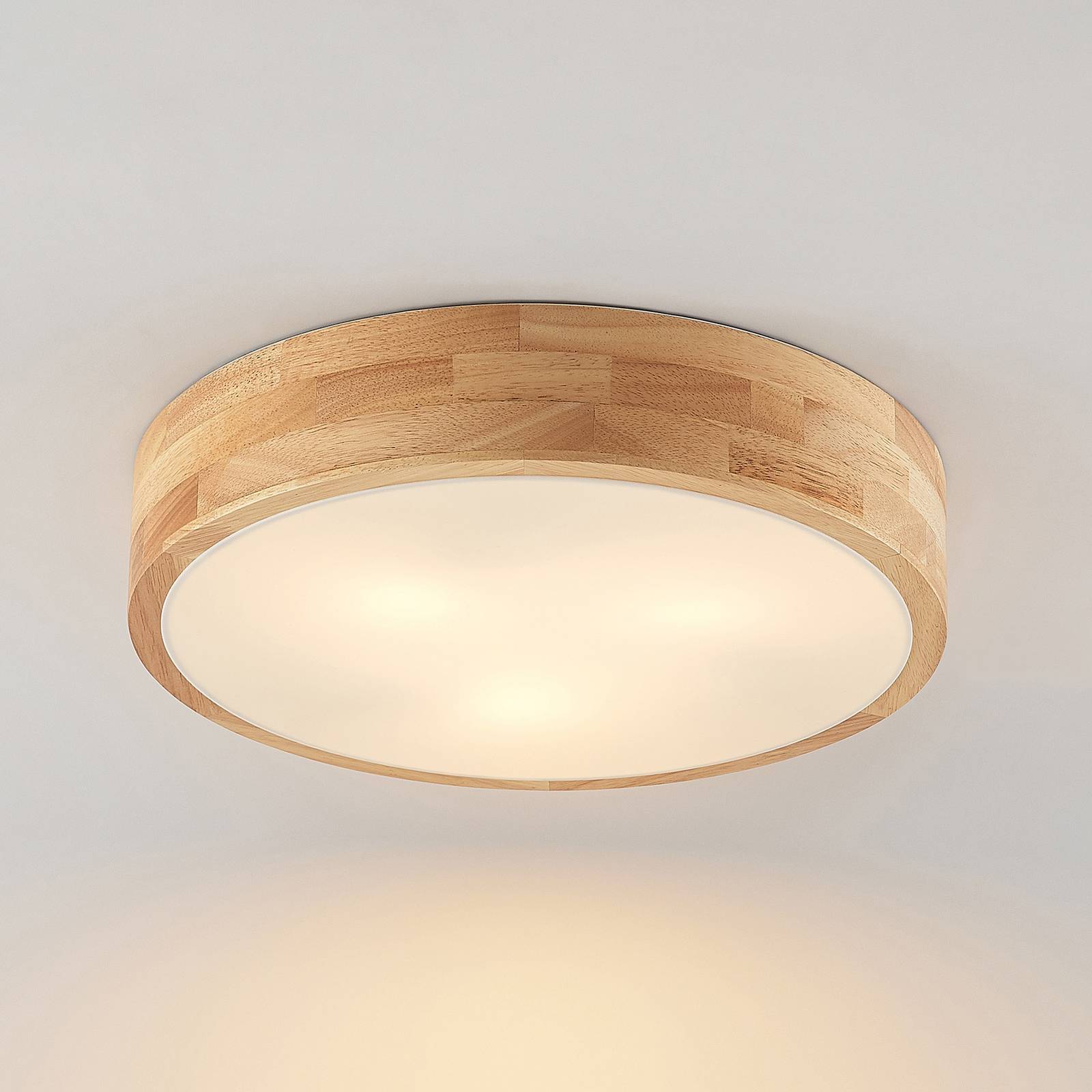 Lindby Deckenlampe 'Tanju' aus Holz-4