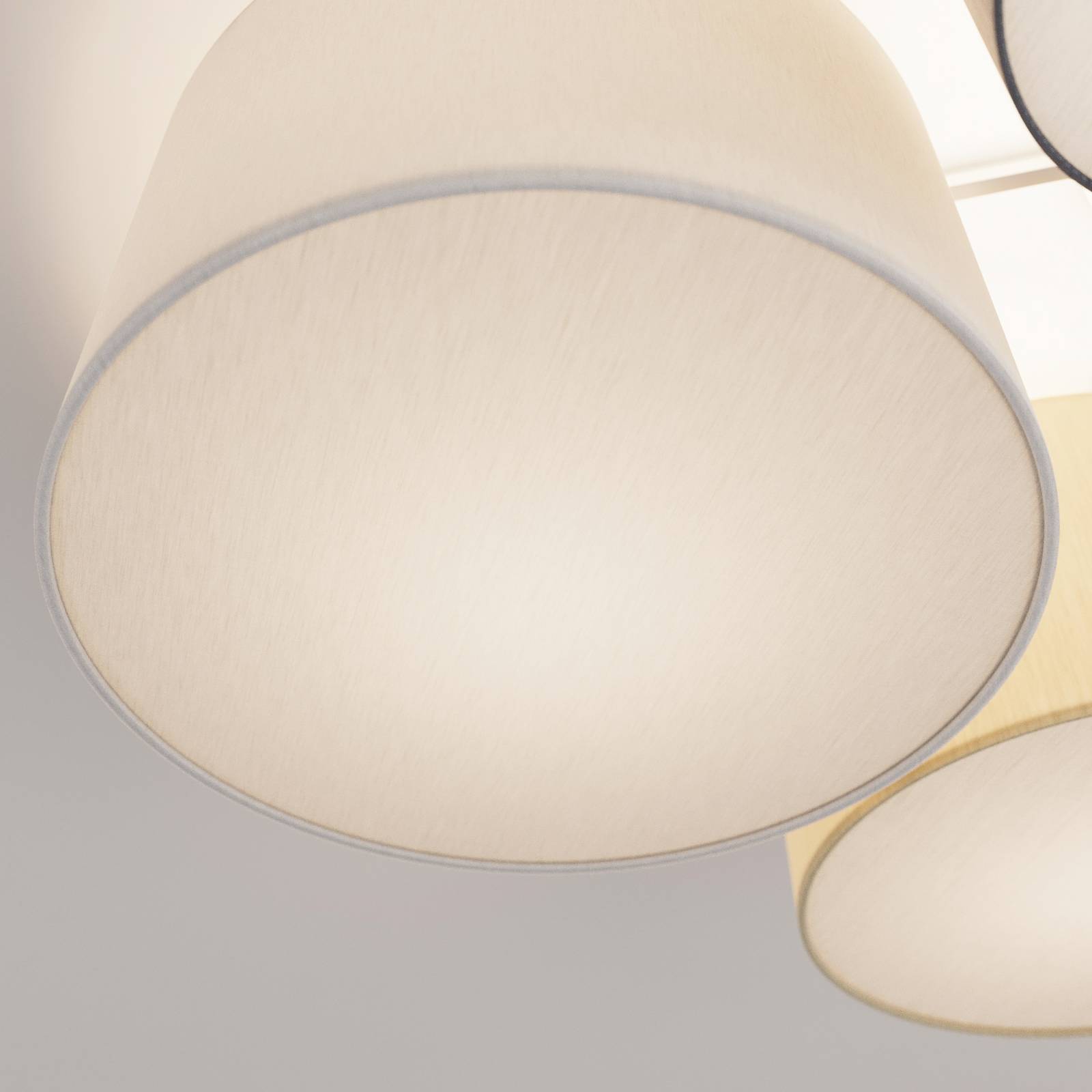 Lindby Taklampa 'Laurenz' aus textil / siden-3