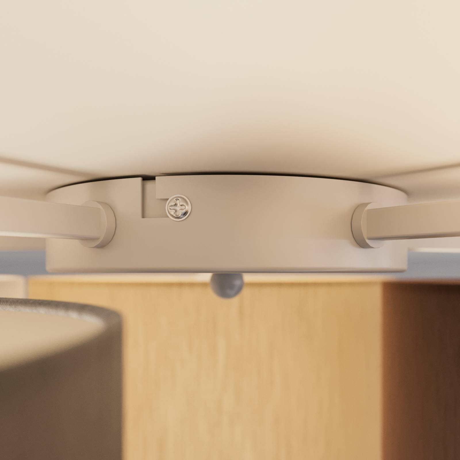 Lindby Taklampa 'Laurenz' aus textil / siden-4