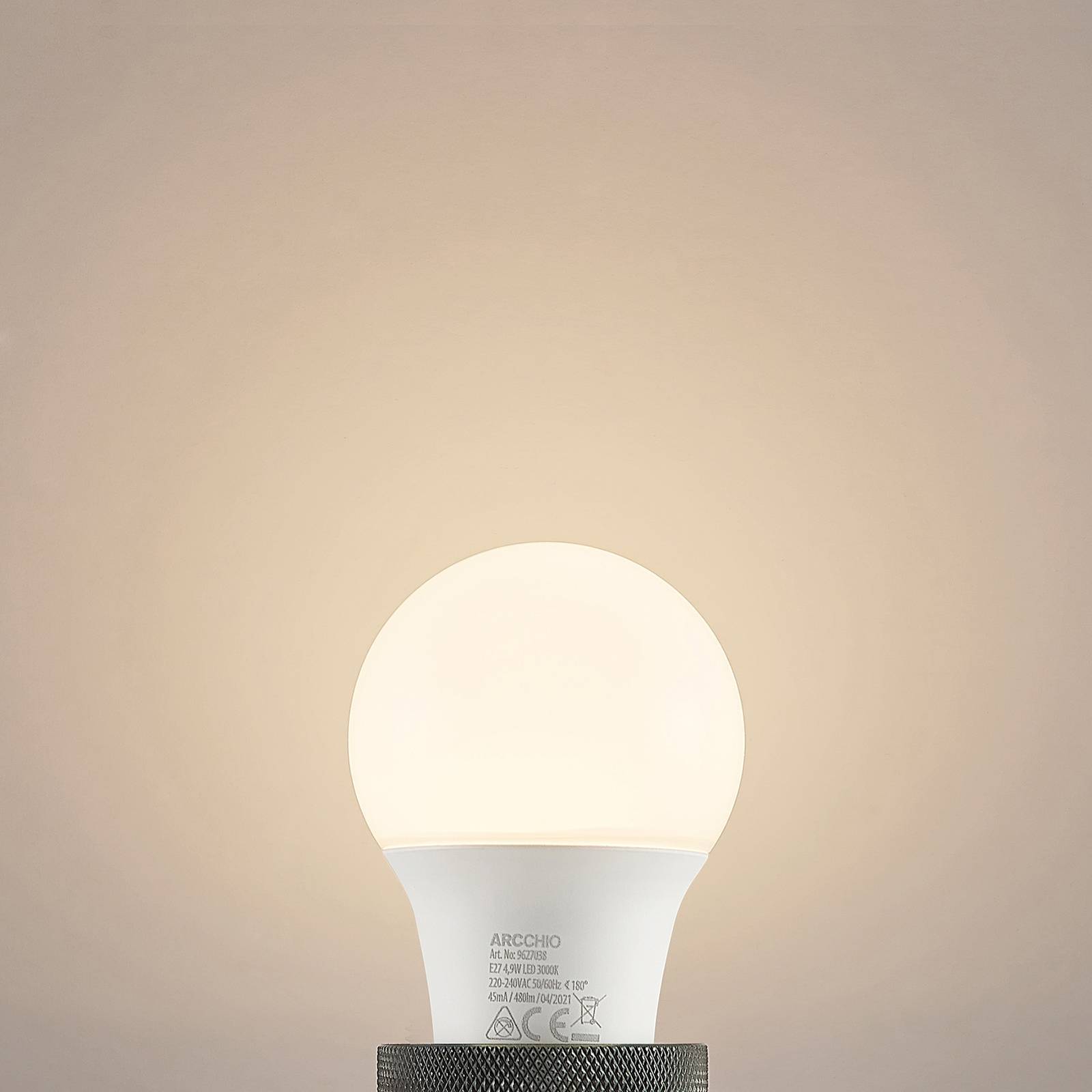 Arcchio LED LED-lampa E27 'E27 4,9W' aus syntetmaterial-1