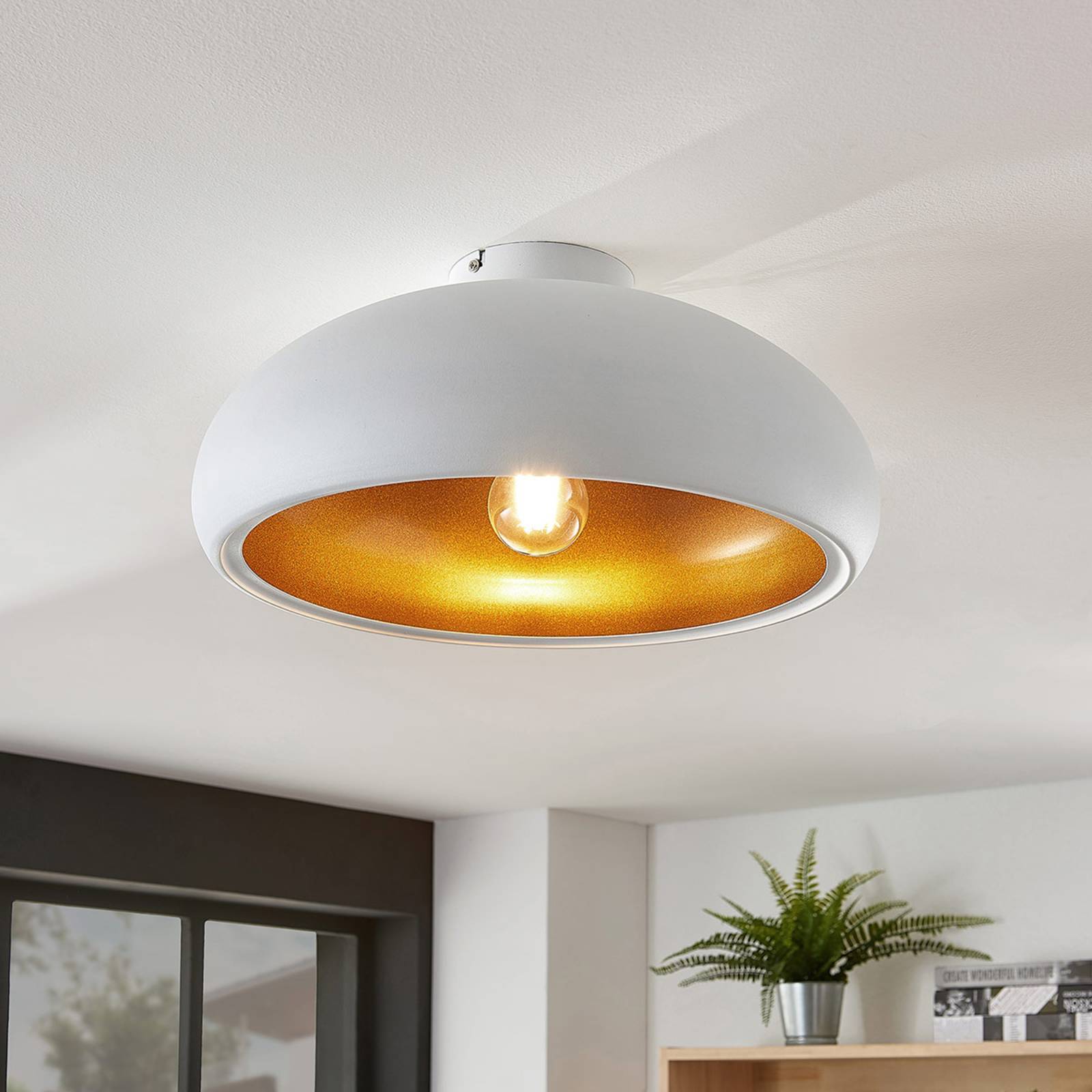 Lindby Deckenlampe 'Gerwina' in weiß aus Metall-2