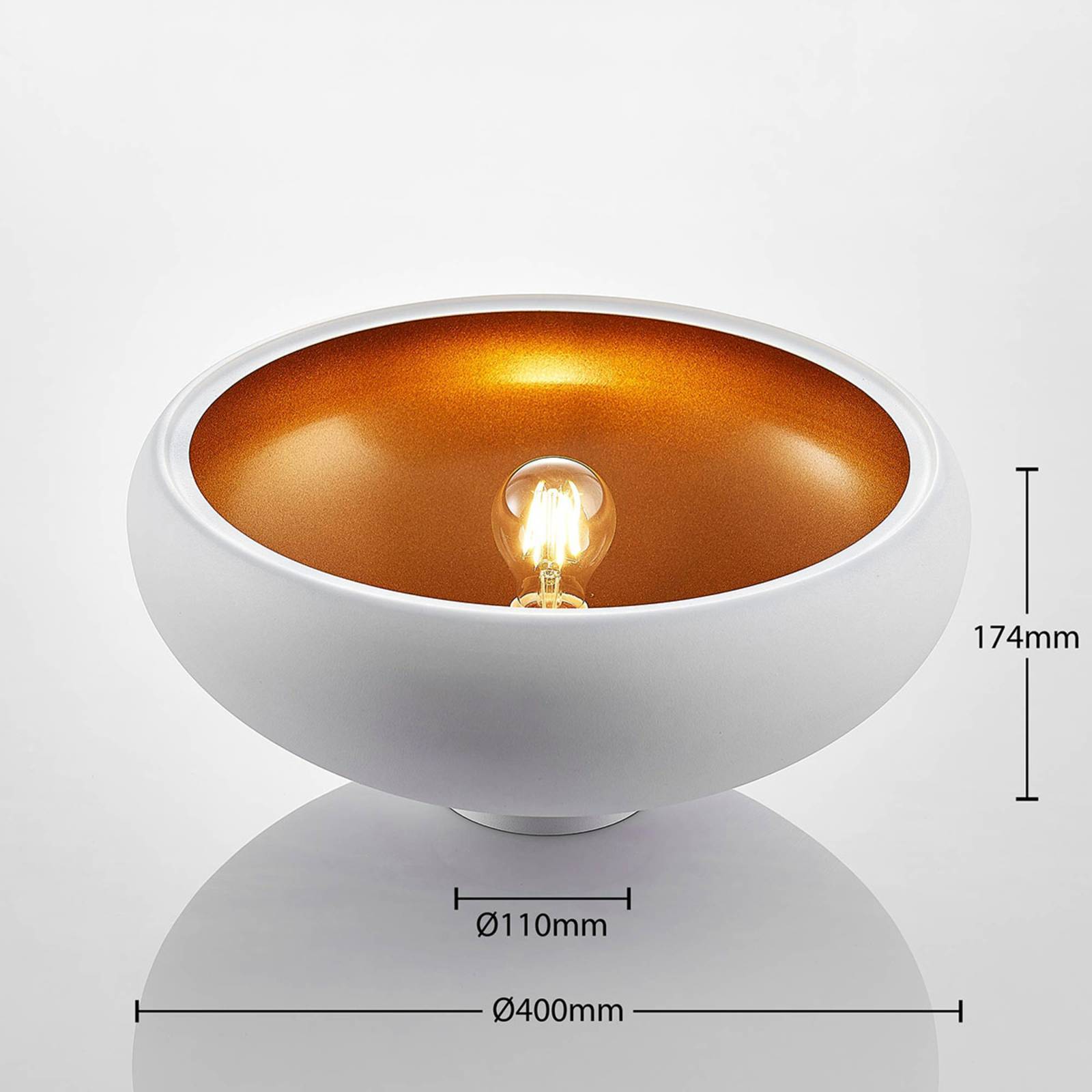 Lindby Deckenlampe 'Gerwina' in weiß aus Metall-4