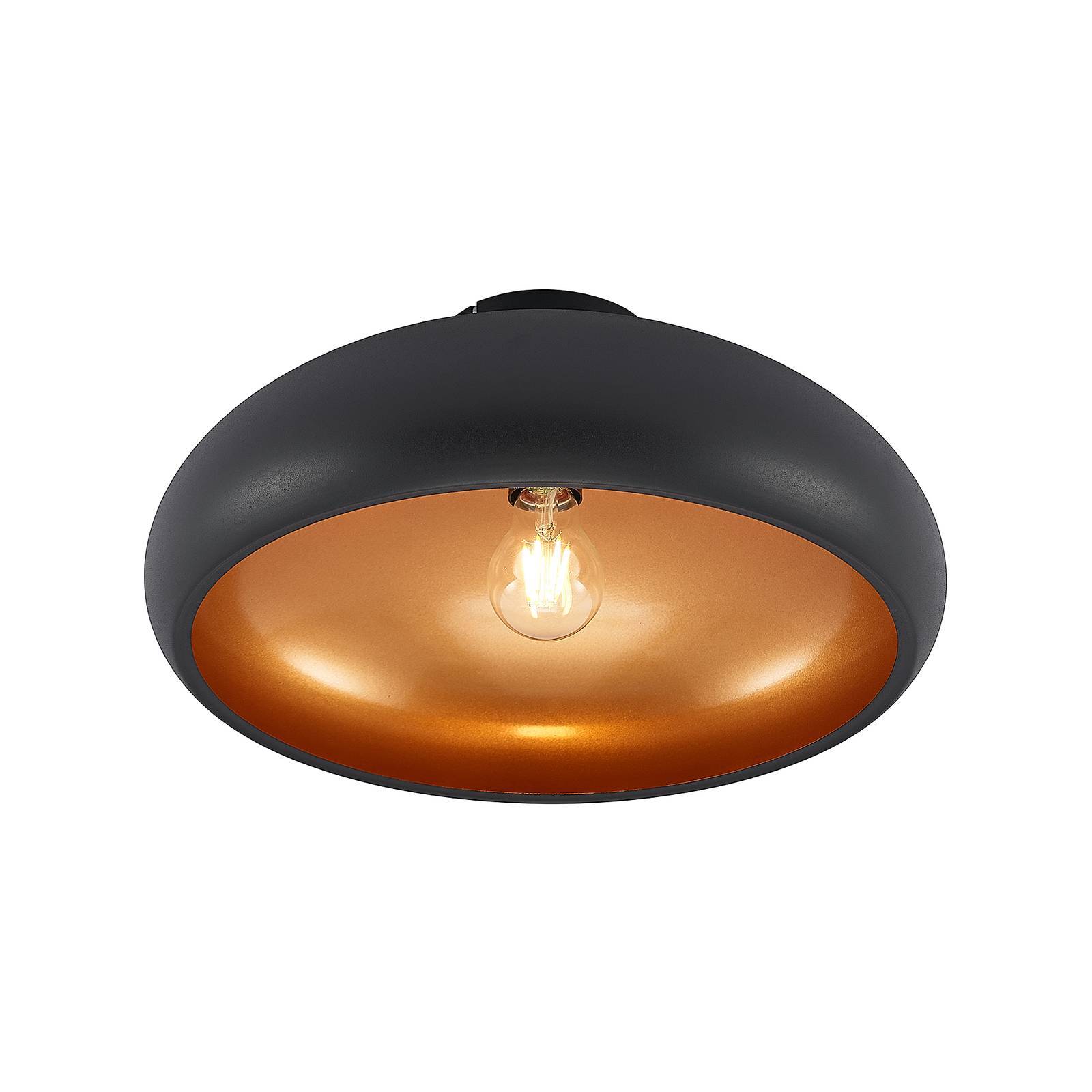 Lindby Deckenlampe 'Gerwina' in schwarz aus Metall-0