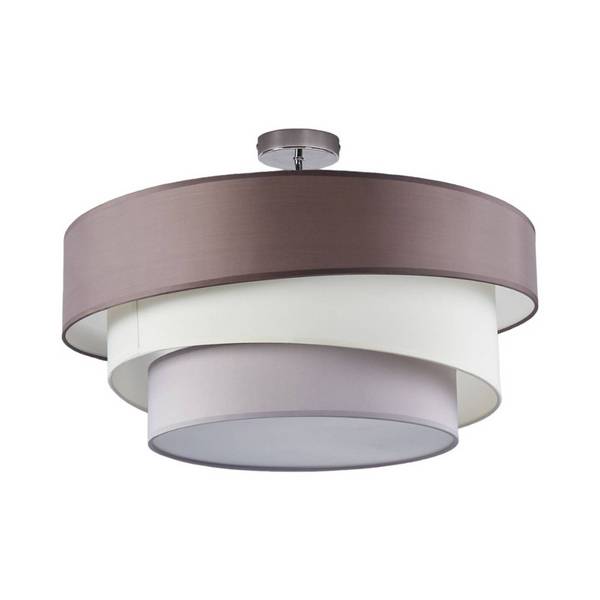 Lindby Taklampa 'Melia' aus textil / siden