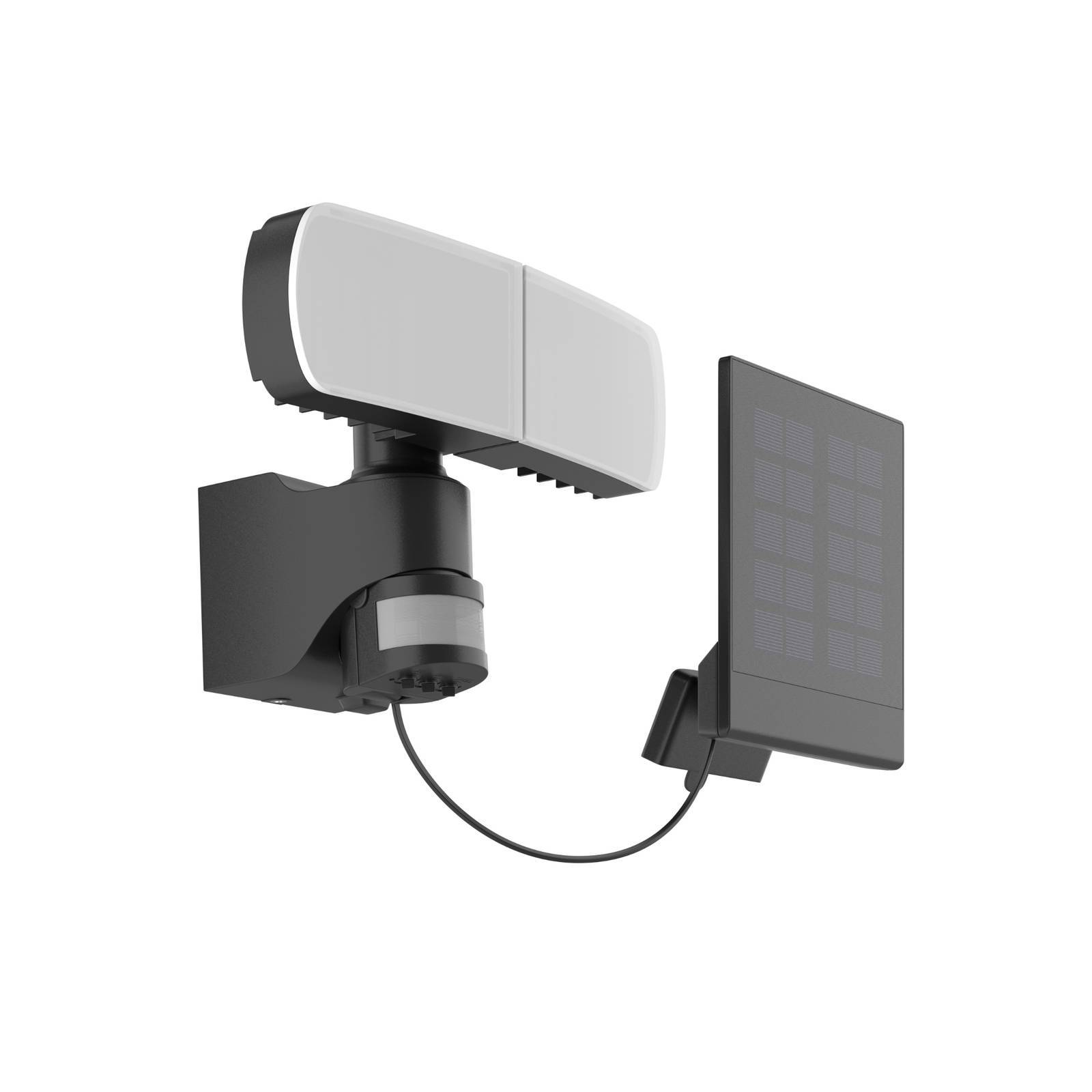 Arcchio LED Solarleuchte außen 'Lissano' in schwarz aus Kunststoff-0