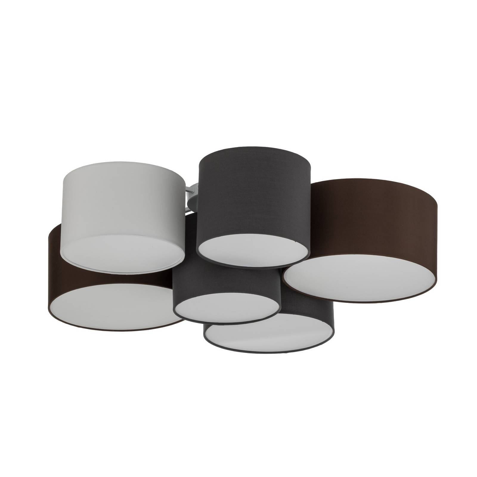 Lindby Taklampa 'Laurenz' aus textil / siden-4