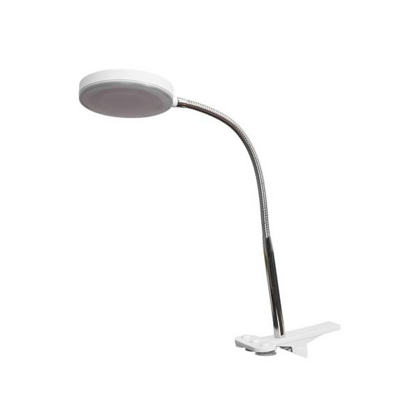 Lindby LED Klemmleuchte 'Milow' in weiß aus Kunststoff