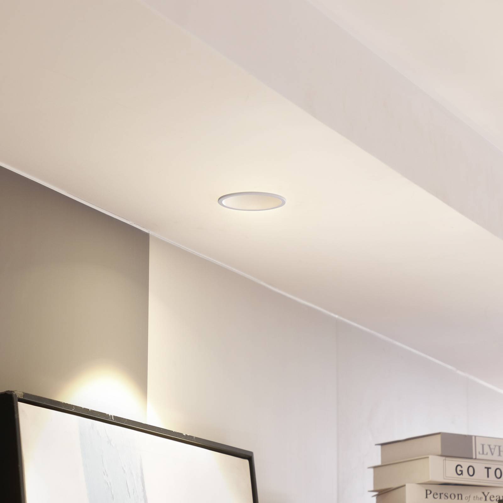 Arcchio LED Hochvolt Einbaustrahler 'Niria' in weiß aus Aluminium-1