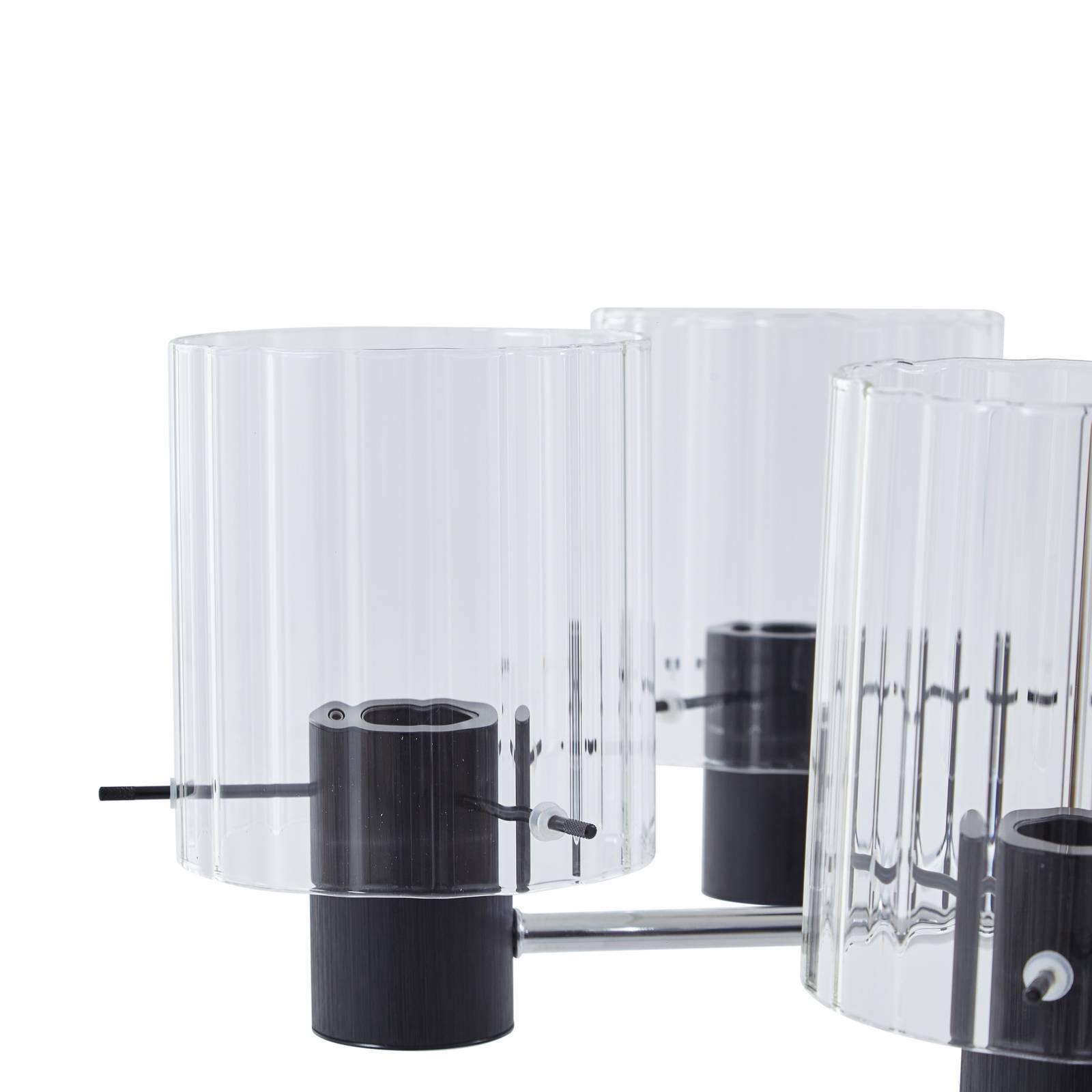 Lucande Deckenlampe 'Eirian' in transparent aus Metall-4