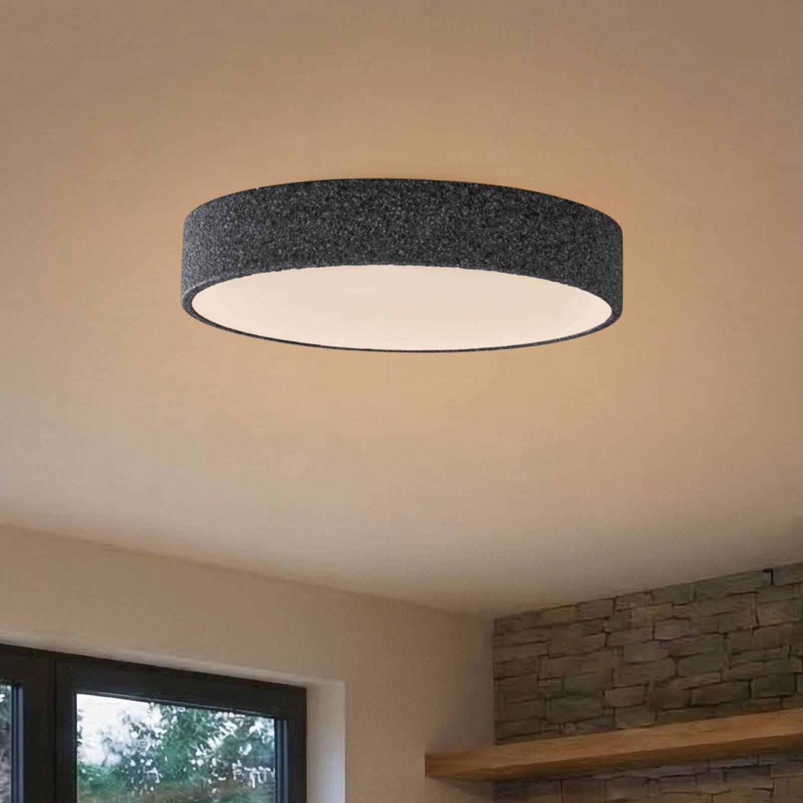 Lindby LED Smarta hem taklampa 'Elmor' aus metaller-1
