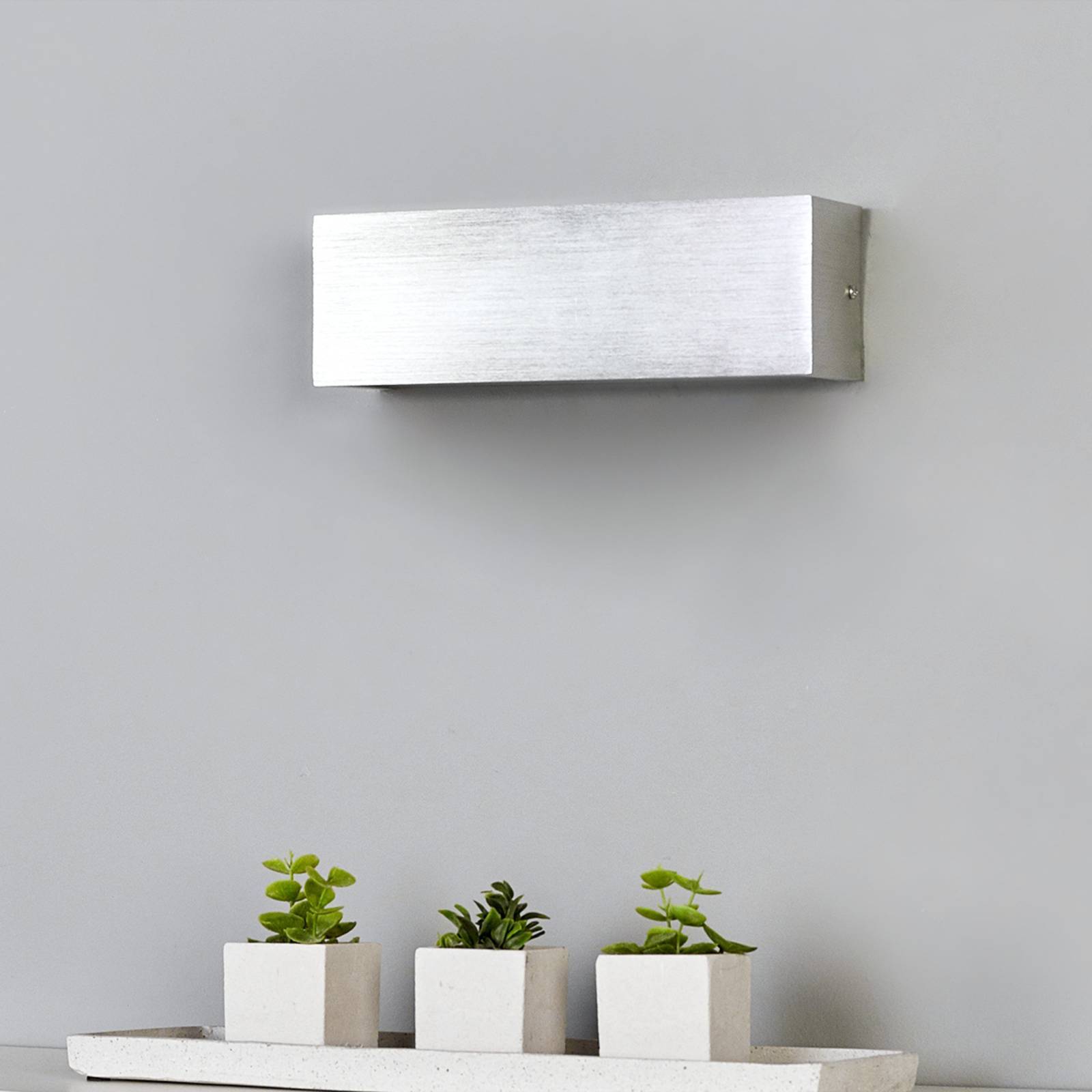Lindby LED Wandleuchte Innen 'Ranik' in alu aus Aluminium-3