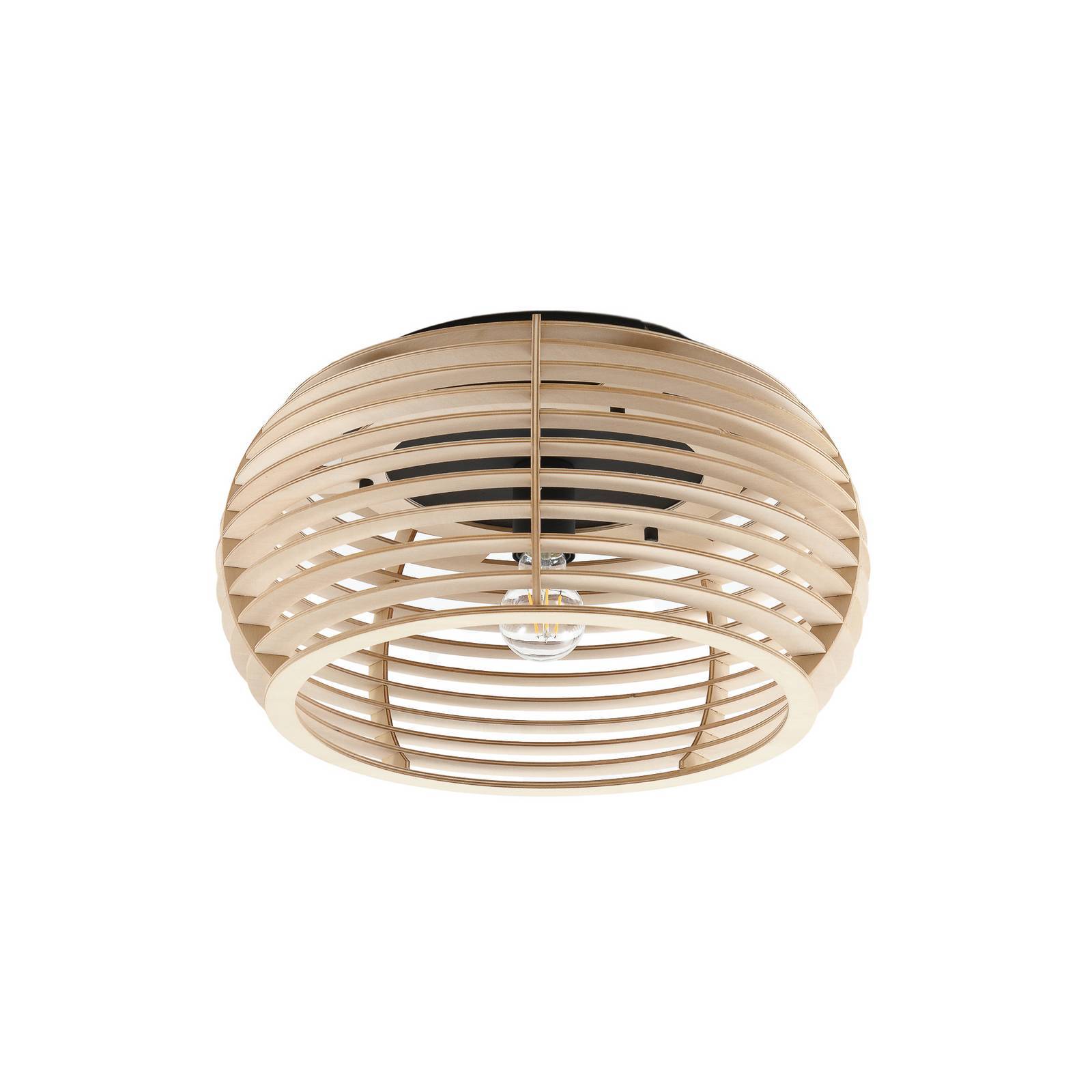Lindby Deckenlampe 'Ediz' aus Holz-0