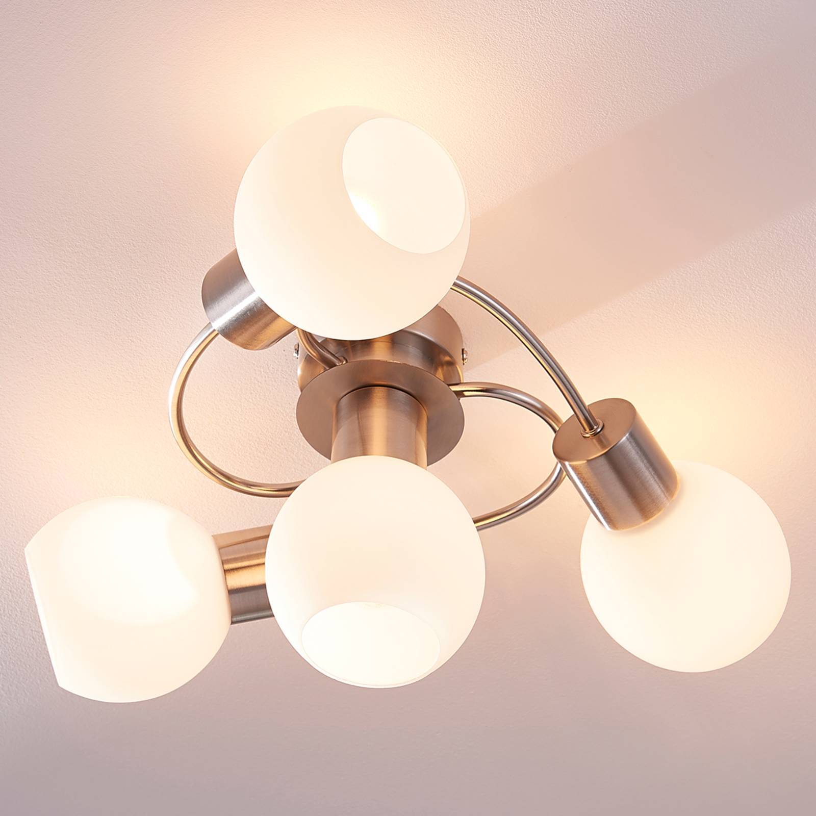 Lindby Taklampa 'Ciala' aus glas-1