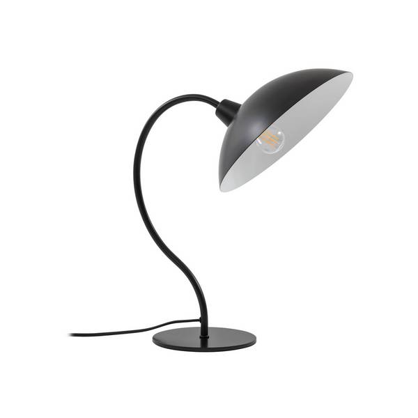 Lucande Tischlampe 'Arvadon' in schwarz aus Metall