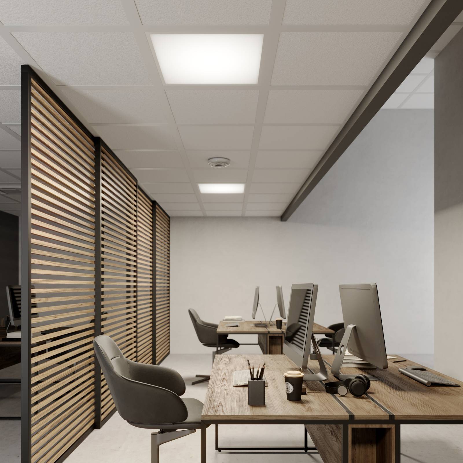 Arcchio LED Panel 'Vinas' in weiß aus Kunststoff-2