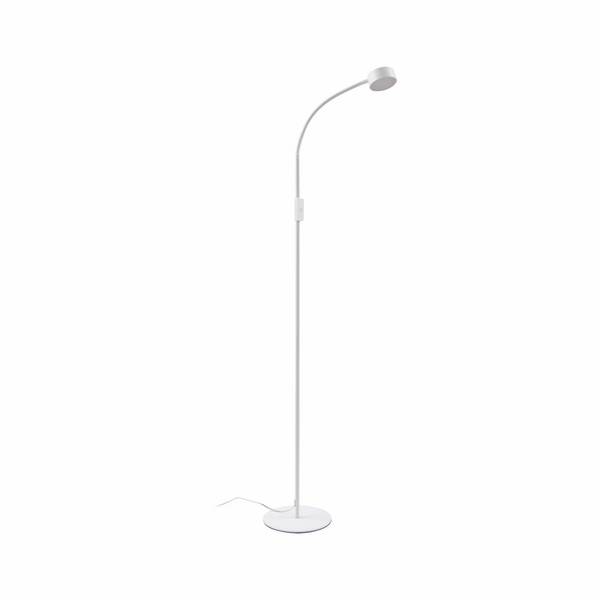 Lindby LED Stehlampe 'Maori' in weiß aus Metall