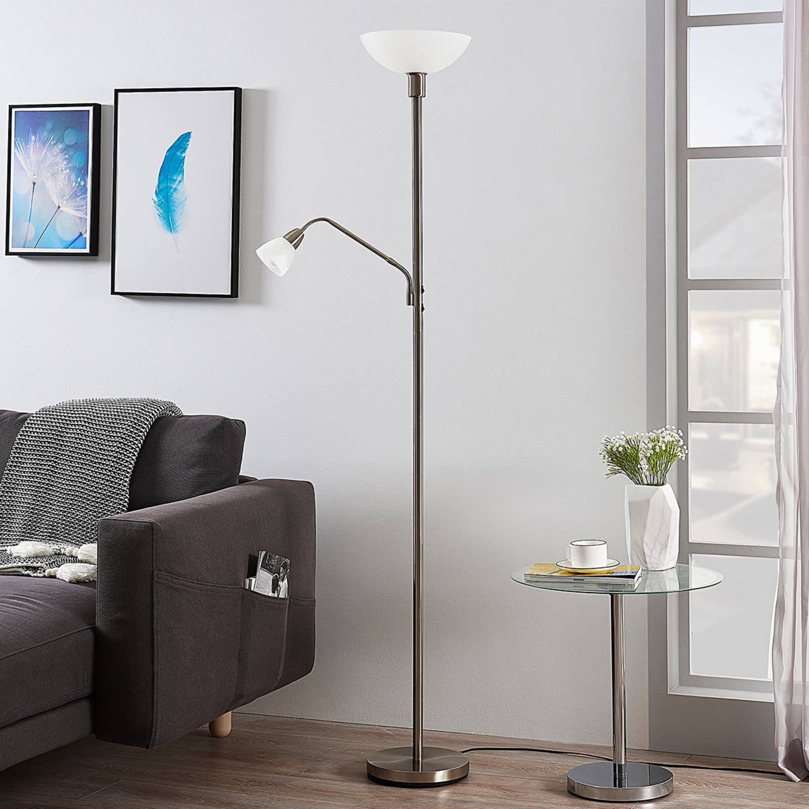 Lindby Golvlampa 'Jost' aus metaller-2