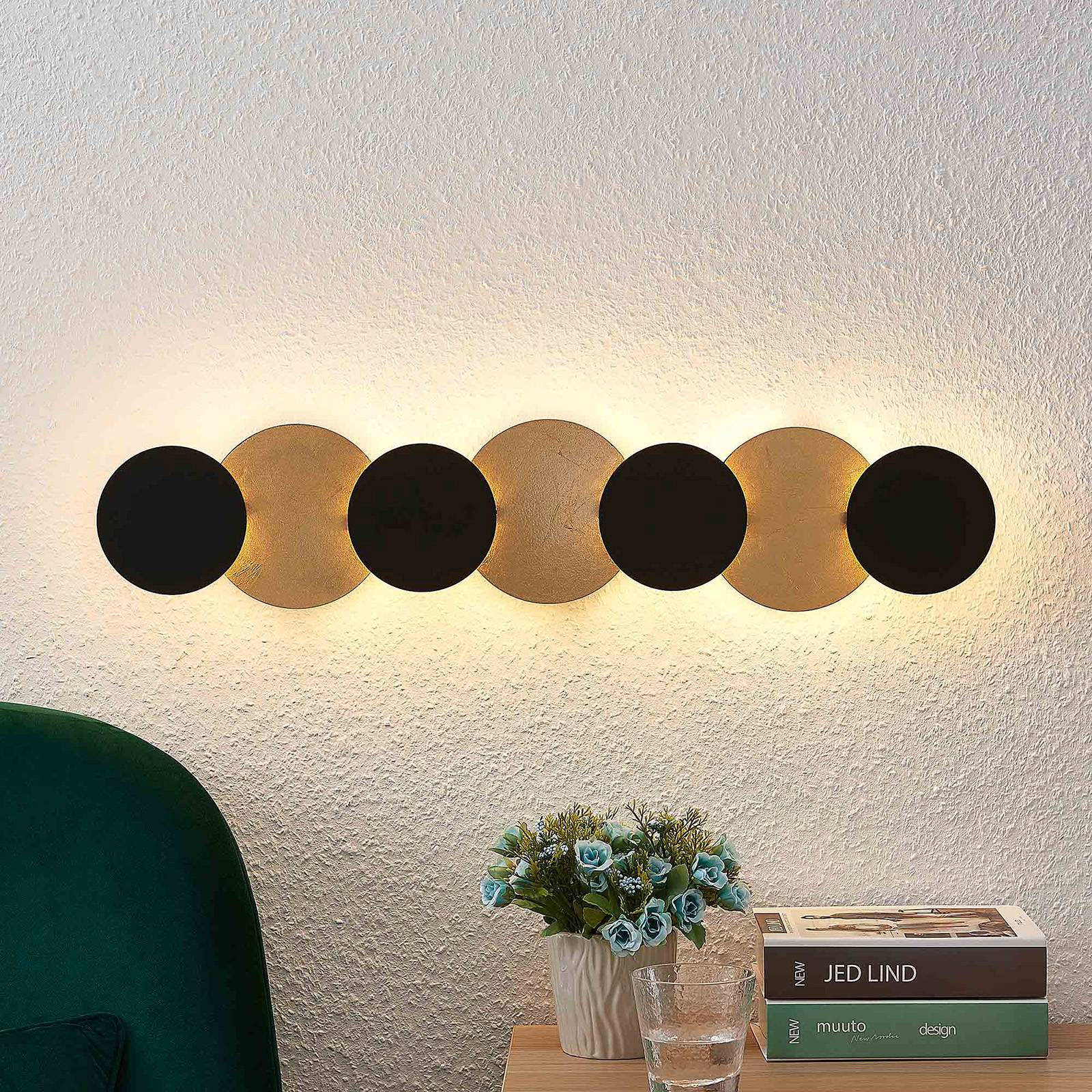 Lindby LED Wandleuchte Innen 'Grazyna' in schwarz aus Metall-4