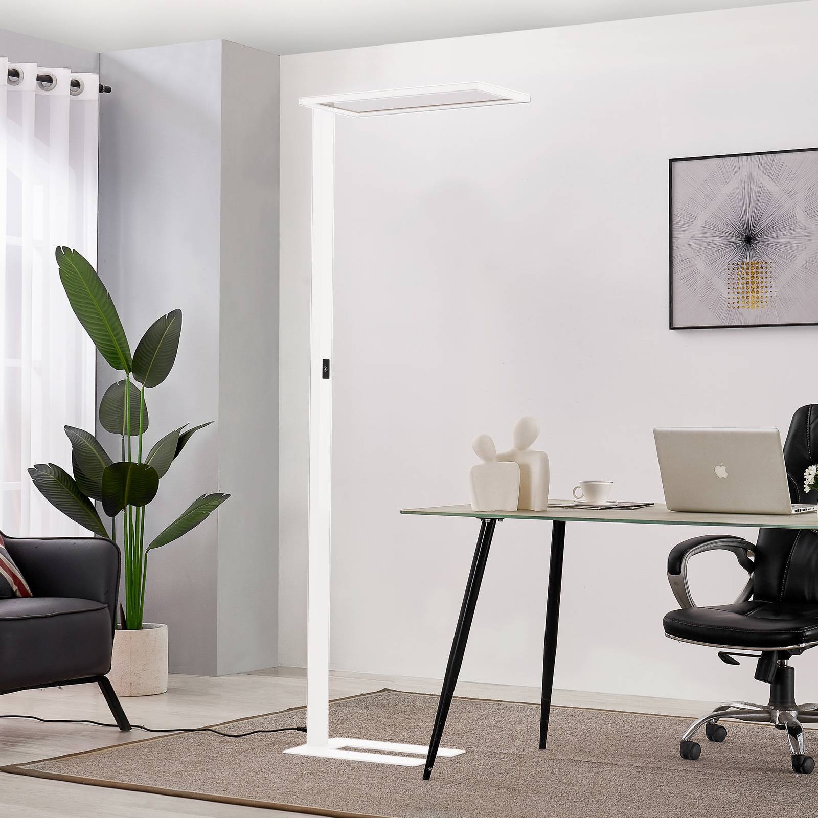 PRIOS LED Bürostehleuchten 'Taronis' in weiß aus Aluminium-2
