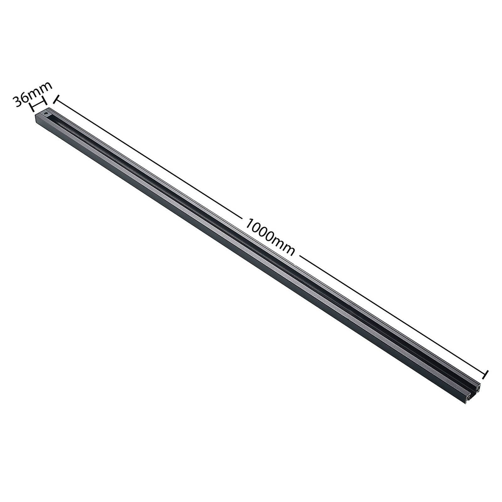 Lindby Stromschienenleuchte 'Linaro' in schwarz aus Aluminium-2