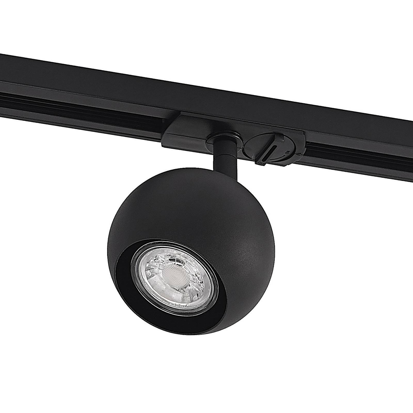 Lindby Stromschienenleuchte 'Linaro' in schwarz aus Metall-0