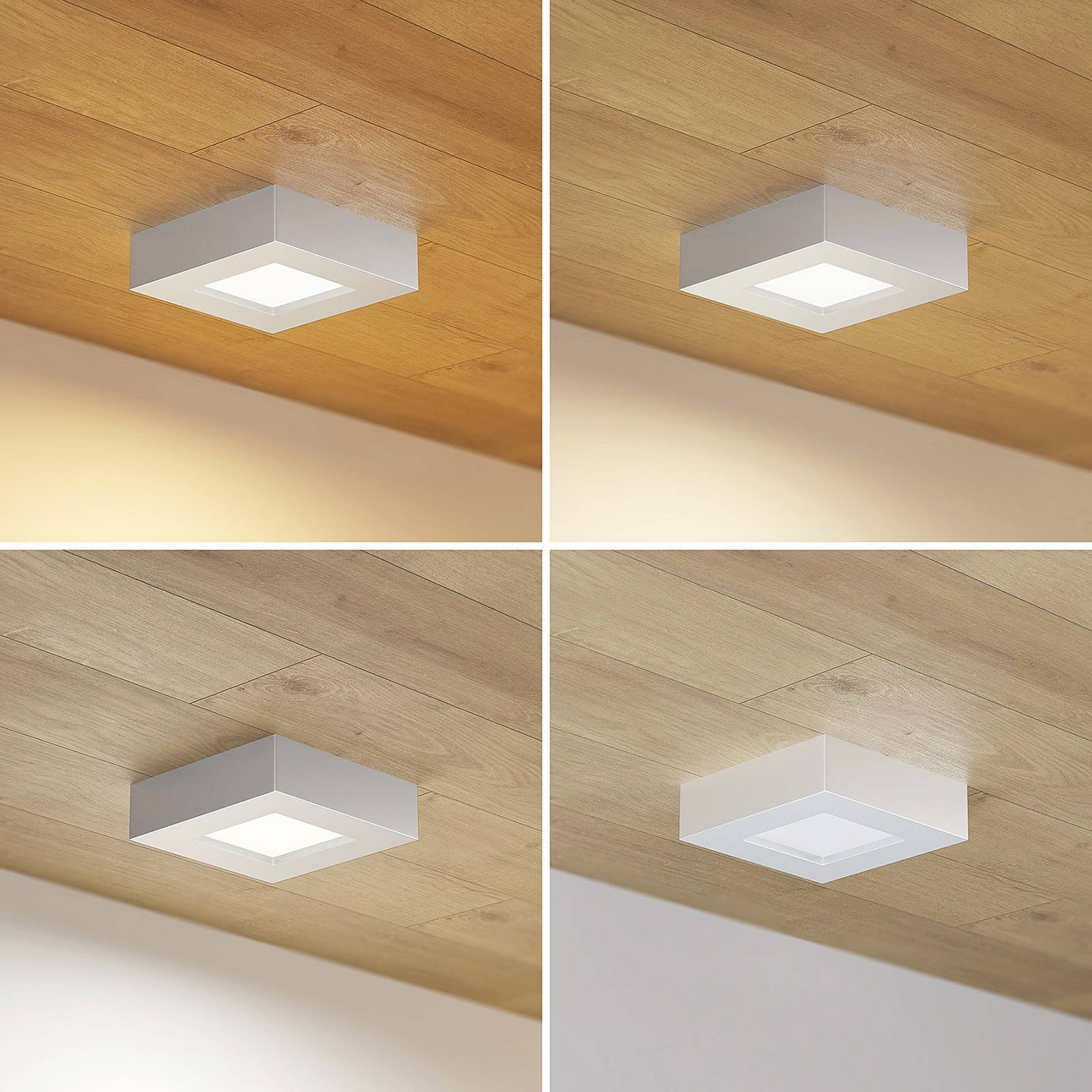 PRIOS LED Deckenleuchte 'Alette' in alu aus Aluminium-2