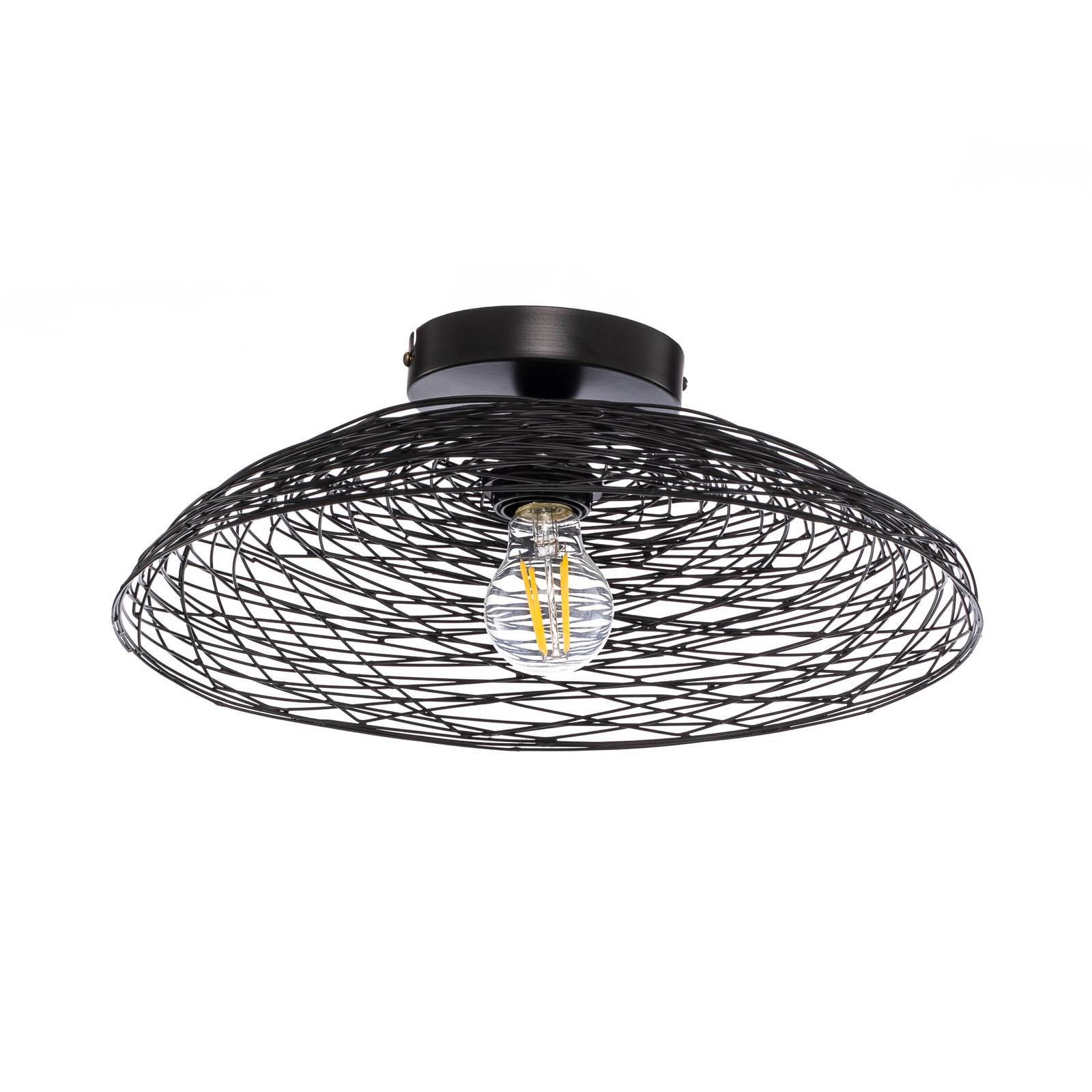 Lindby Deckenlampe 'Thorian' in schwarz aus Metall-0