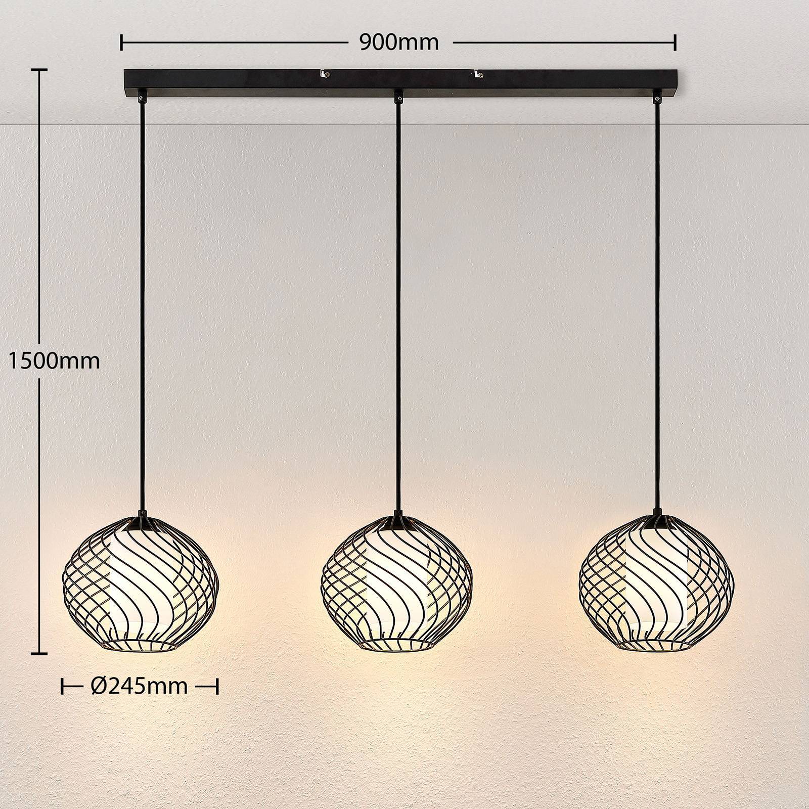 Lindby Pendellampa 'Cedrice' aus metaller-4