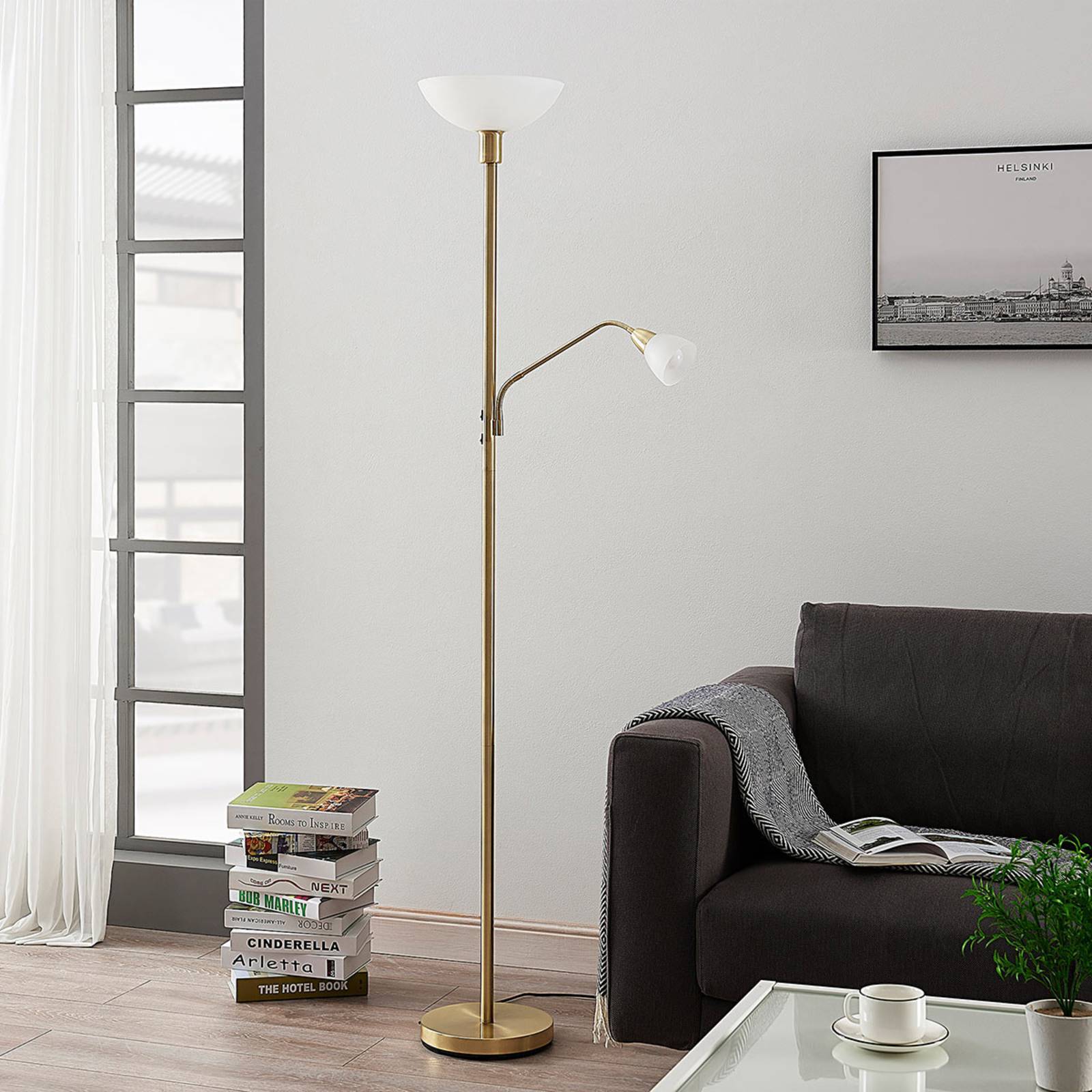 Lindby Golvlampa 'Jost' aus metaller-2