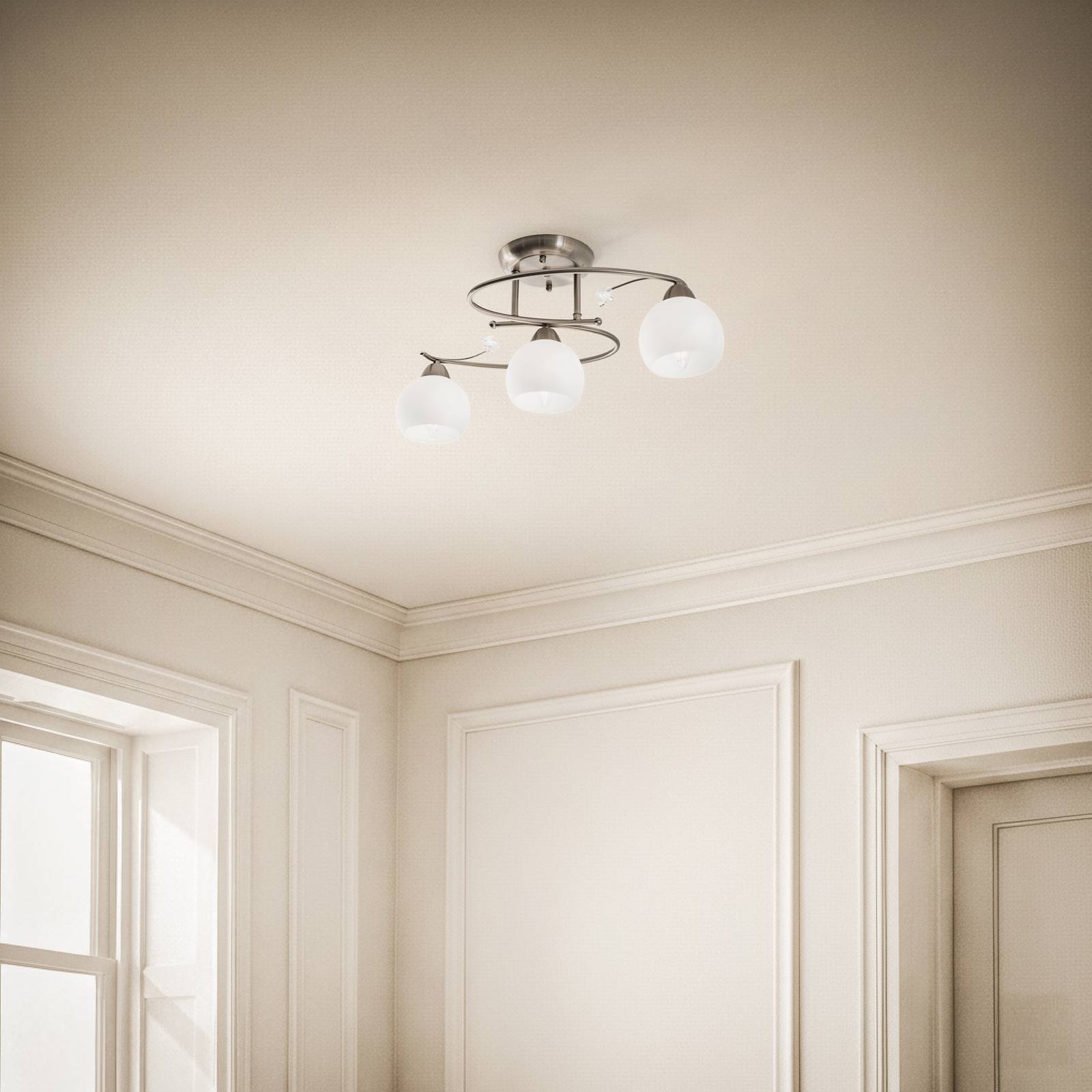 Lindby Taklampa 'Svean' aus glas-2