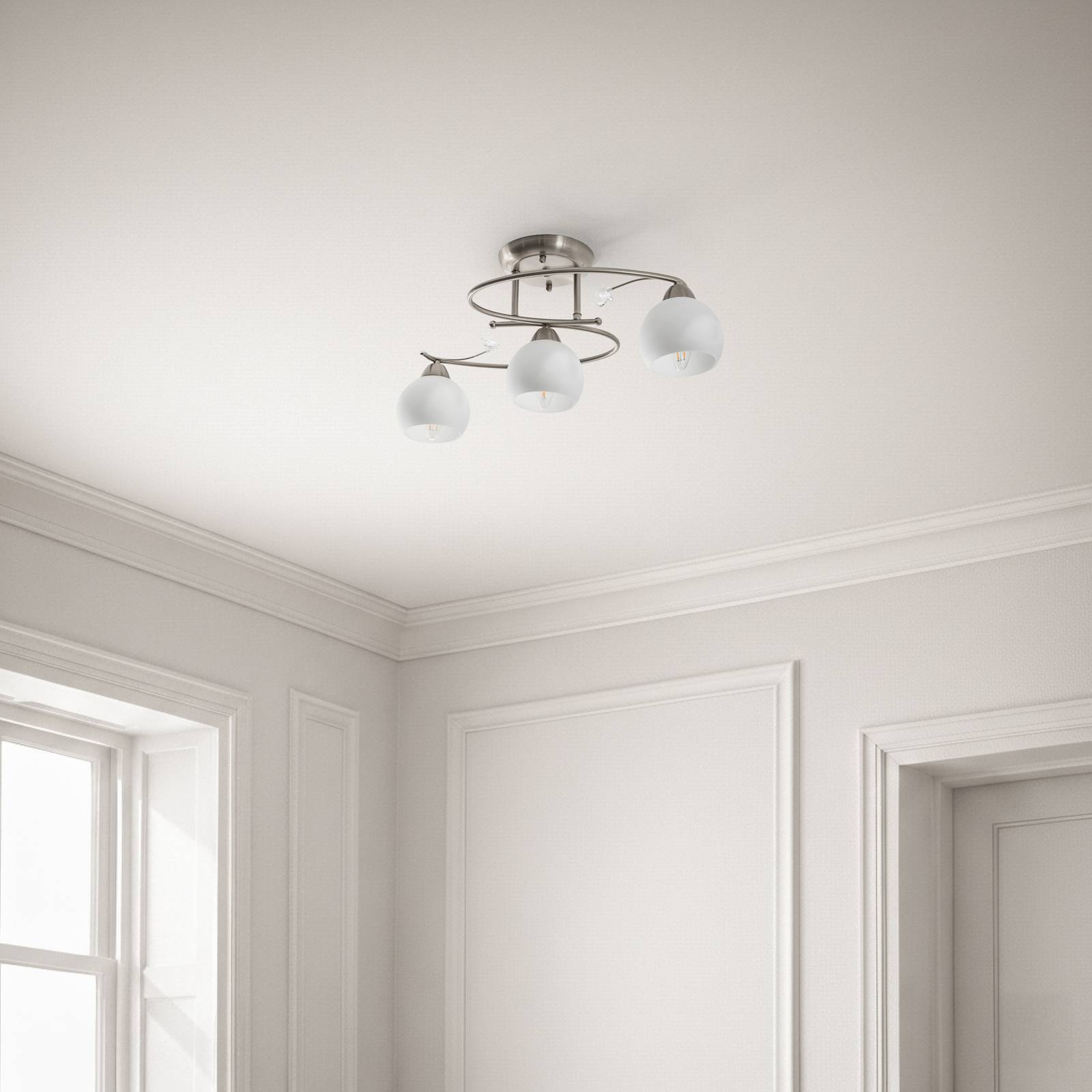 Lindby Taklampa 'Svean' aus glas-3