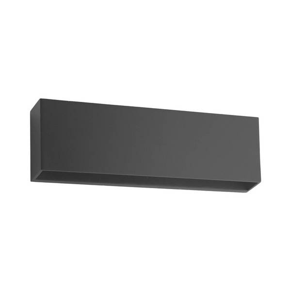 Lindby LED Wandleuchte außen 'Jarte' in schwarz aus Kunststoff