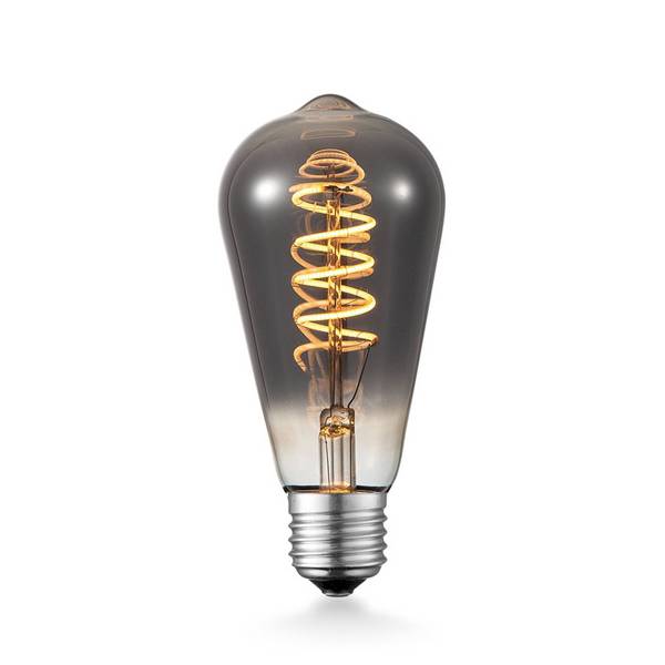 Lucande LED LED-lampa E27 'E27 4W LED-Lampe ST64' aus glas