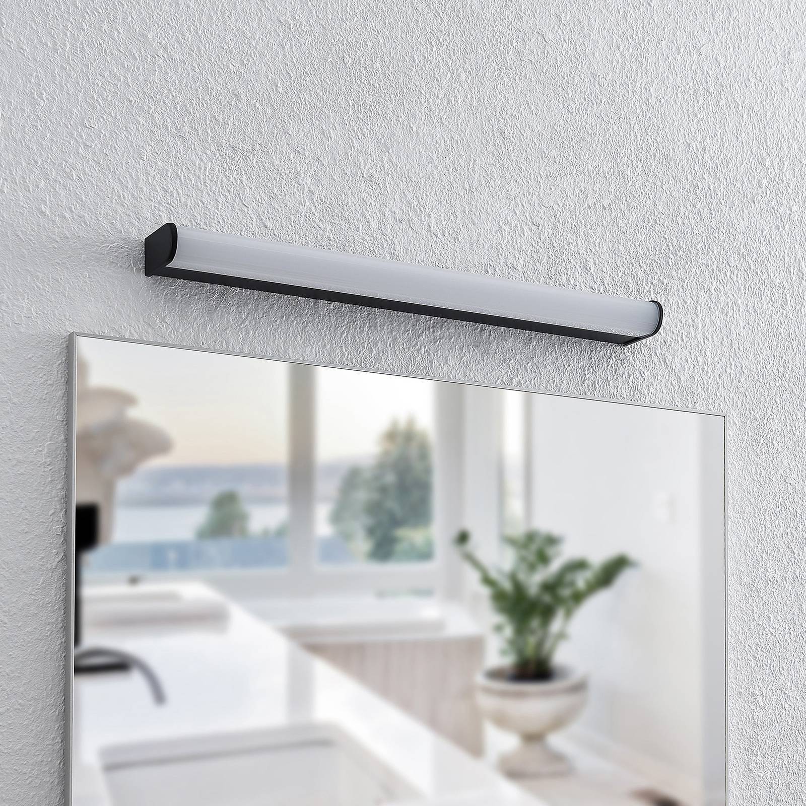 Lindby LED Wandleuchte Bad 'Ulisan' in schwarz aus Aluminium-2