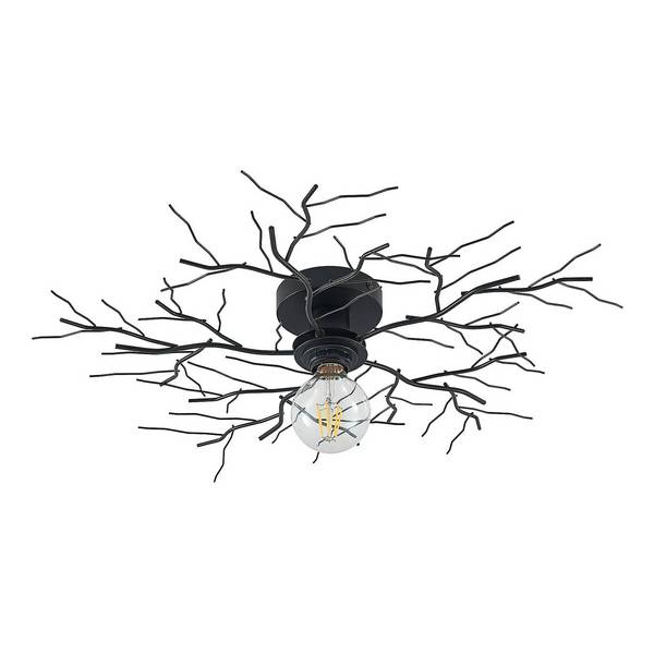 Lindby Deckenlampe 'Vetki' in schwarz aus Metall