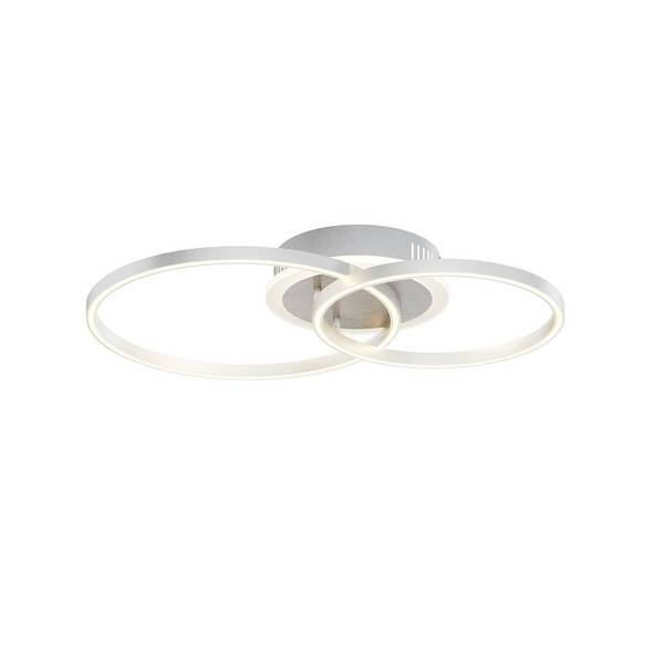 Lindby LED Smarta hem taklampa 'Edica' aus aluminium / grå zink
