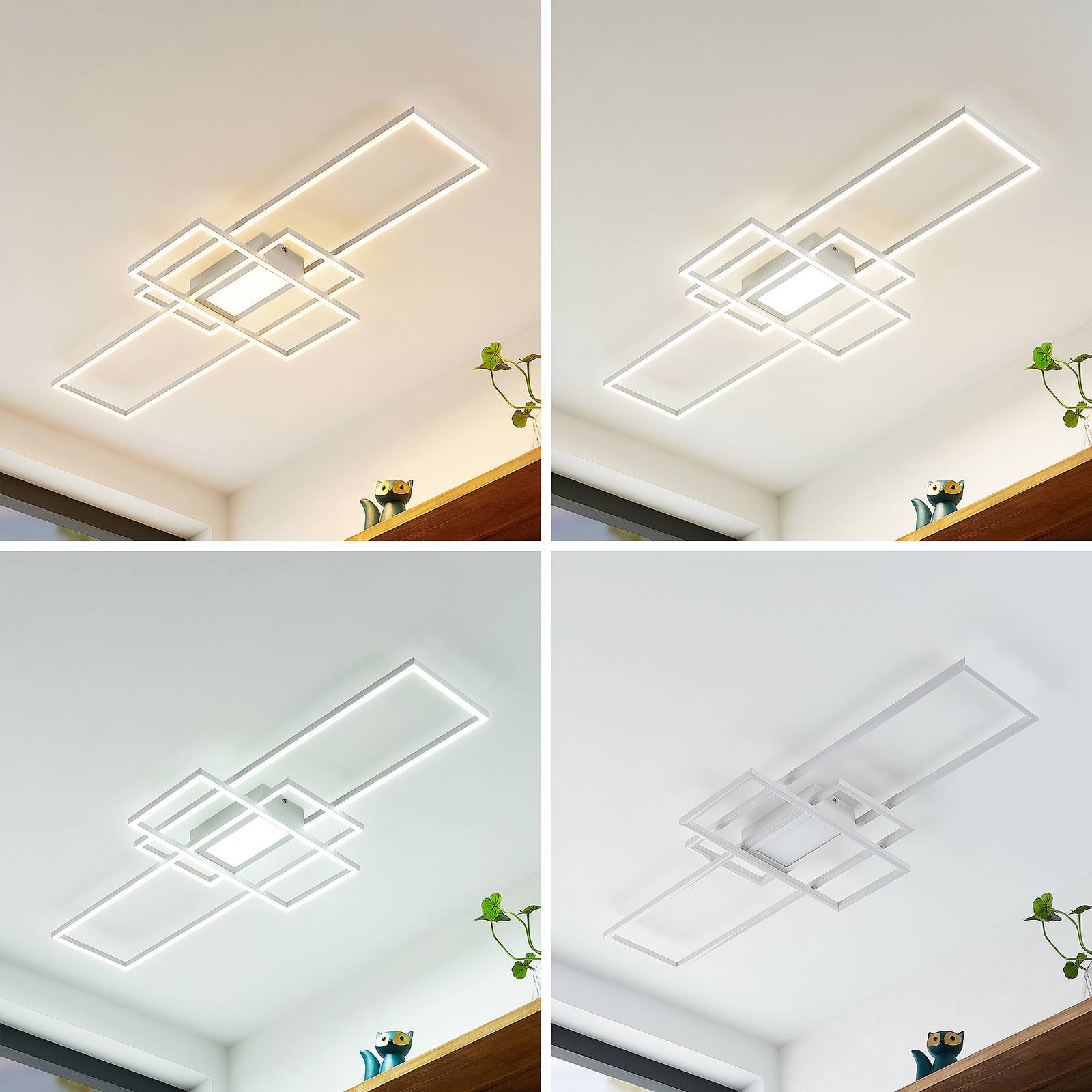 Lindby LED LED-taklampa 'Caitilin' aus metaller-3