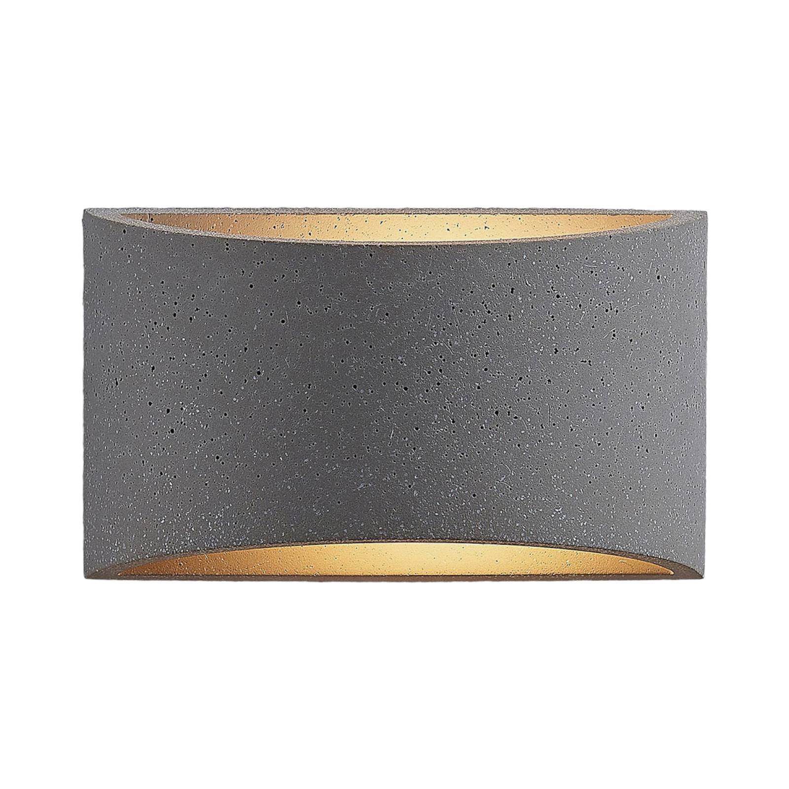 Lindby betongVägglampa, vägglampa inomhus 'Edvin' aus betong-0