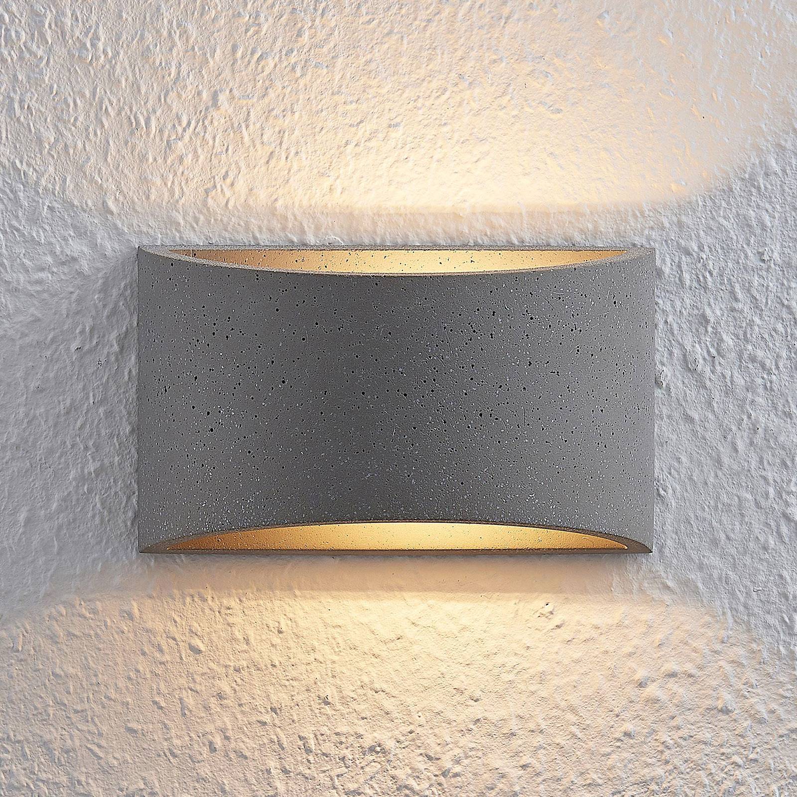 Lindby betongVägglampa, vägglampa inomhus 'Edvin' aus betong-1