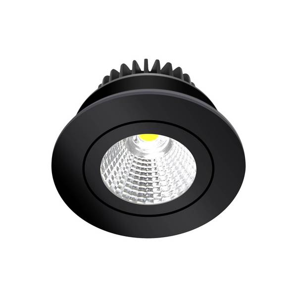 Arcchio LED Hochvolt Einbaustrahler 'Jyra' in schwarz aus Aluminium