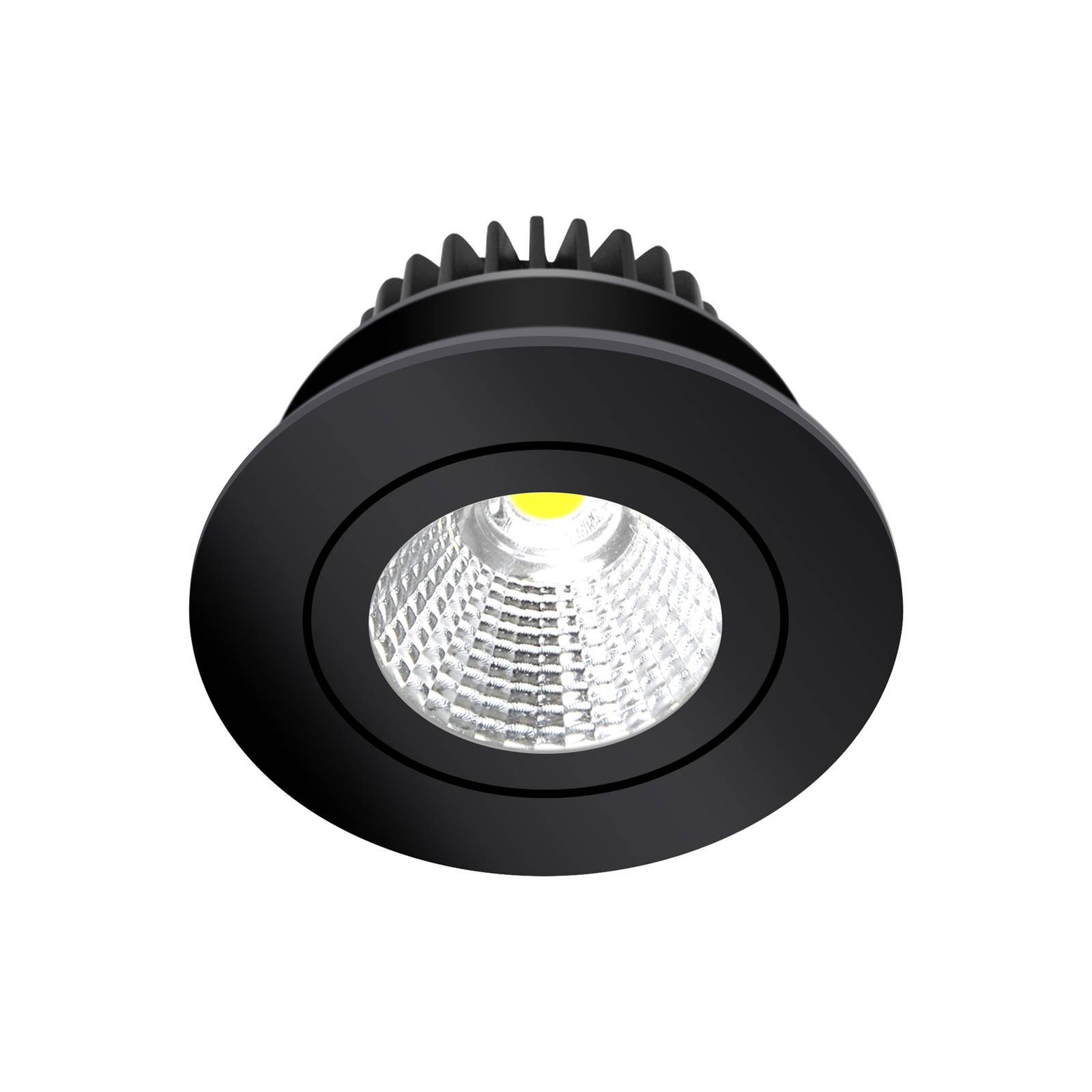 Arcchio LED Hochvolt Einbaustrahler 'Jyra' in schwarz aus Aluminium-0